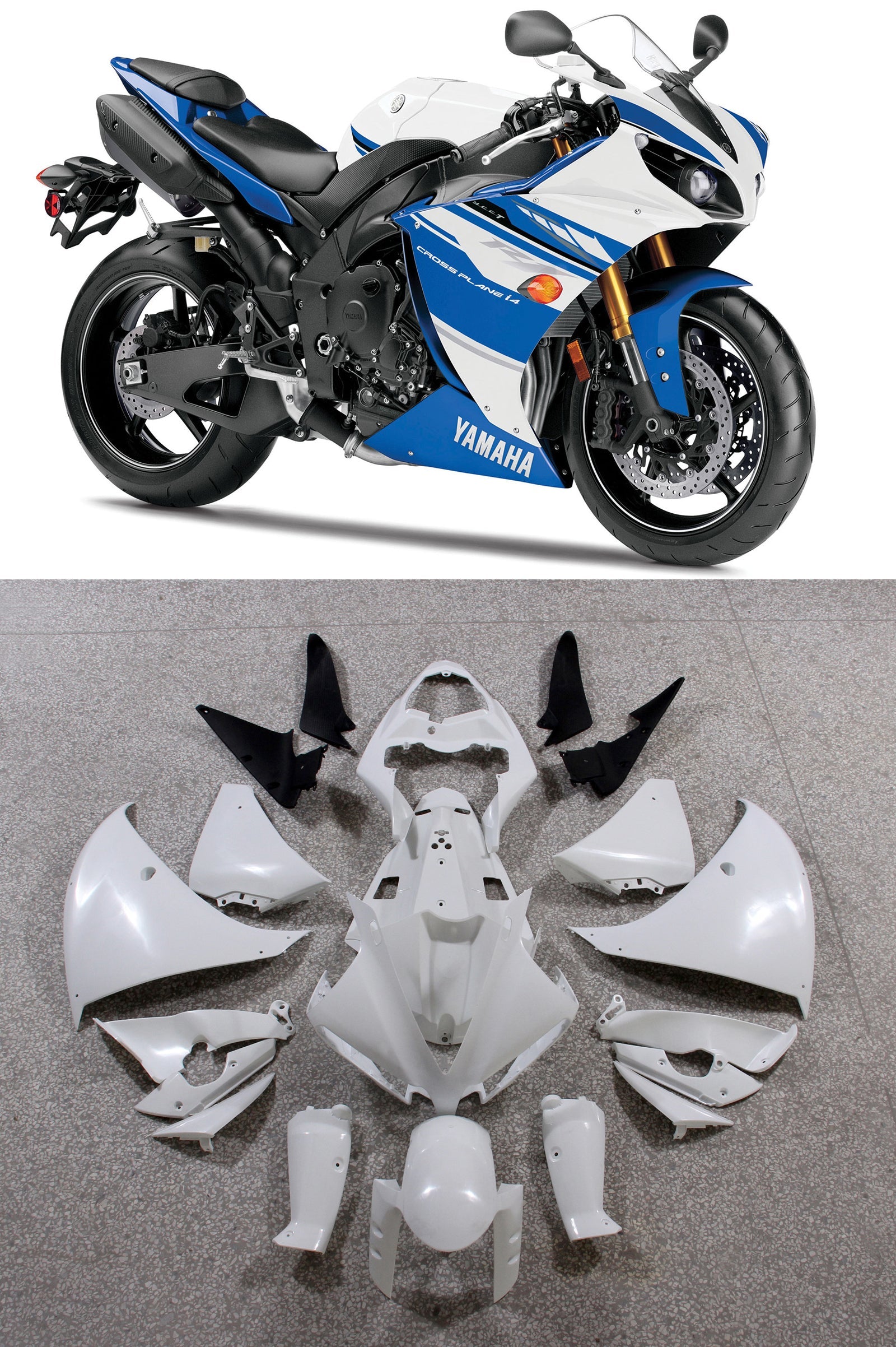 2012-2014 Yamaha YZF 1000 R1 Fairing Kit