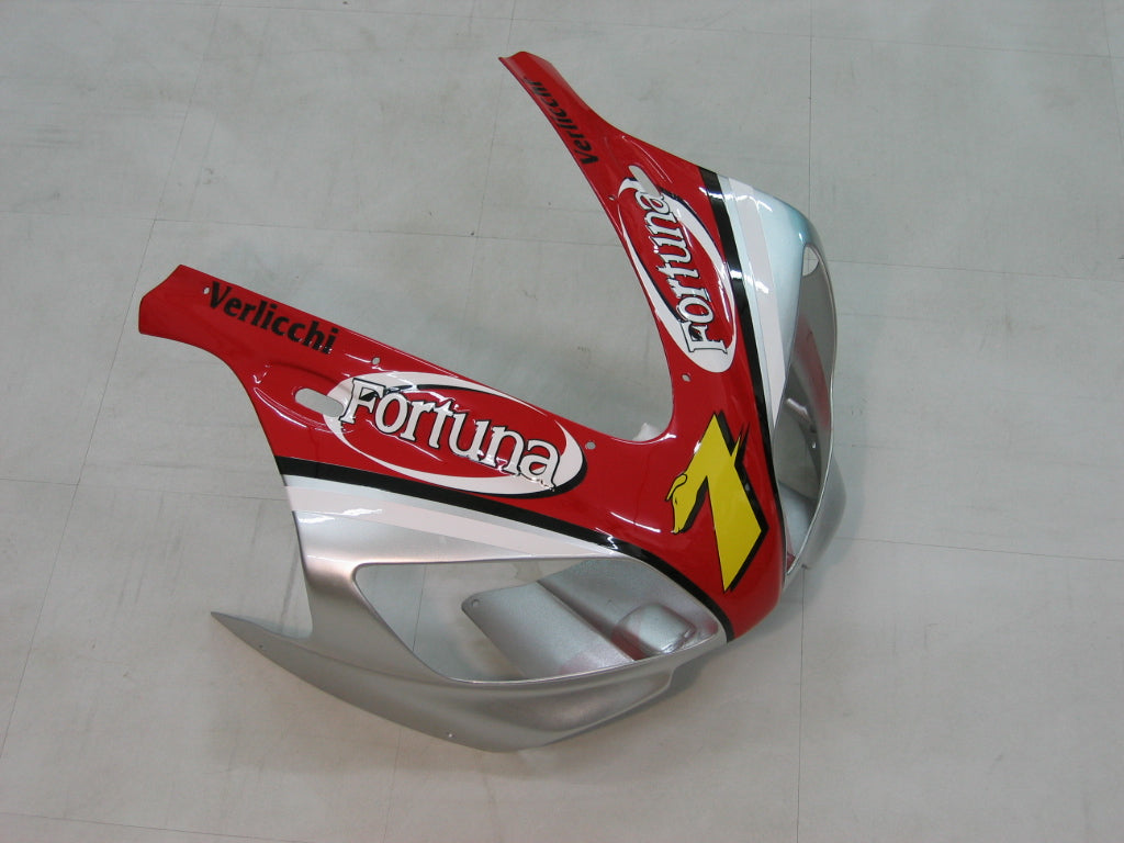 1998-1999 Yamaha YZF-R1 Rouge Argent No.7 Fortuna Racing Amotopart Carénages Douanes Carénages