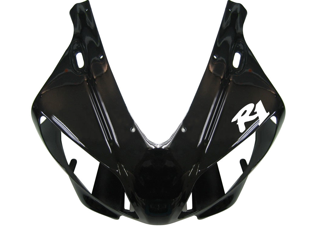 1998-1999 Yamaha YZF-R1 Black Racing Fairings Generic