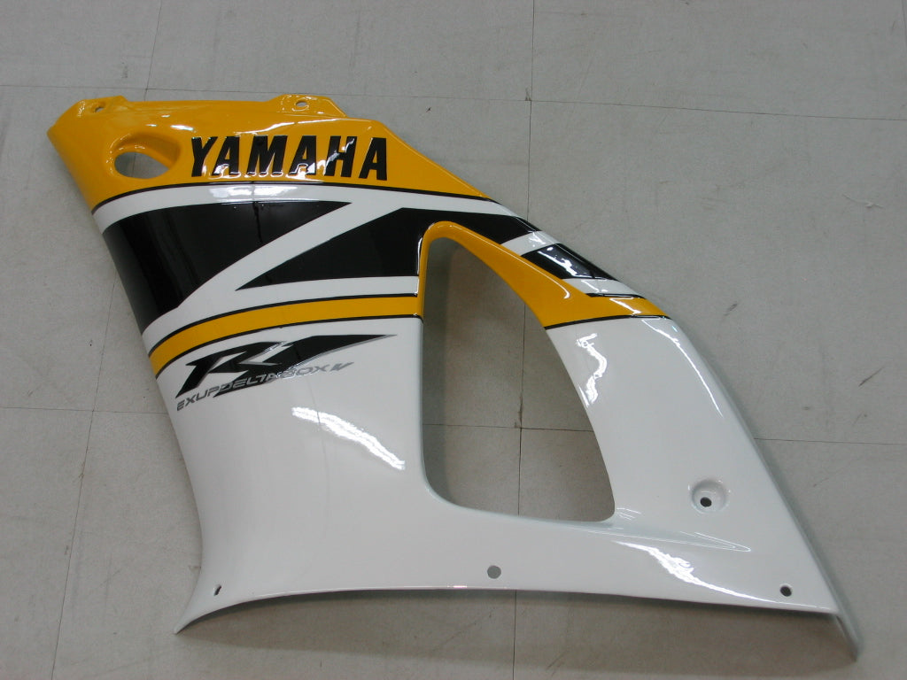 1998-1999 Yamaha YZF-R1 Yellow White Black Racing Fairings Generic