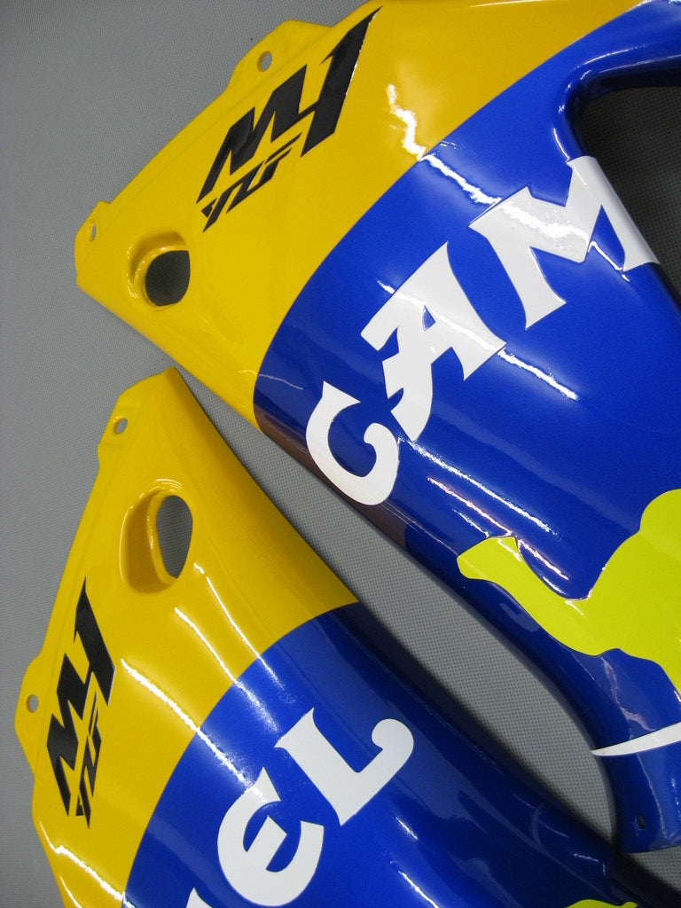 1998-1999 Yamaha YZF-R1 Jaune Bleu No.46 Camel Racing Carénages Générique