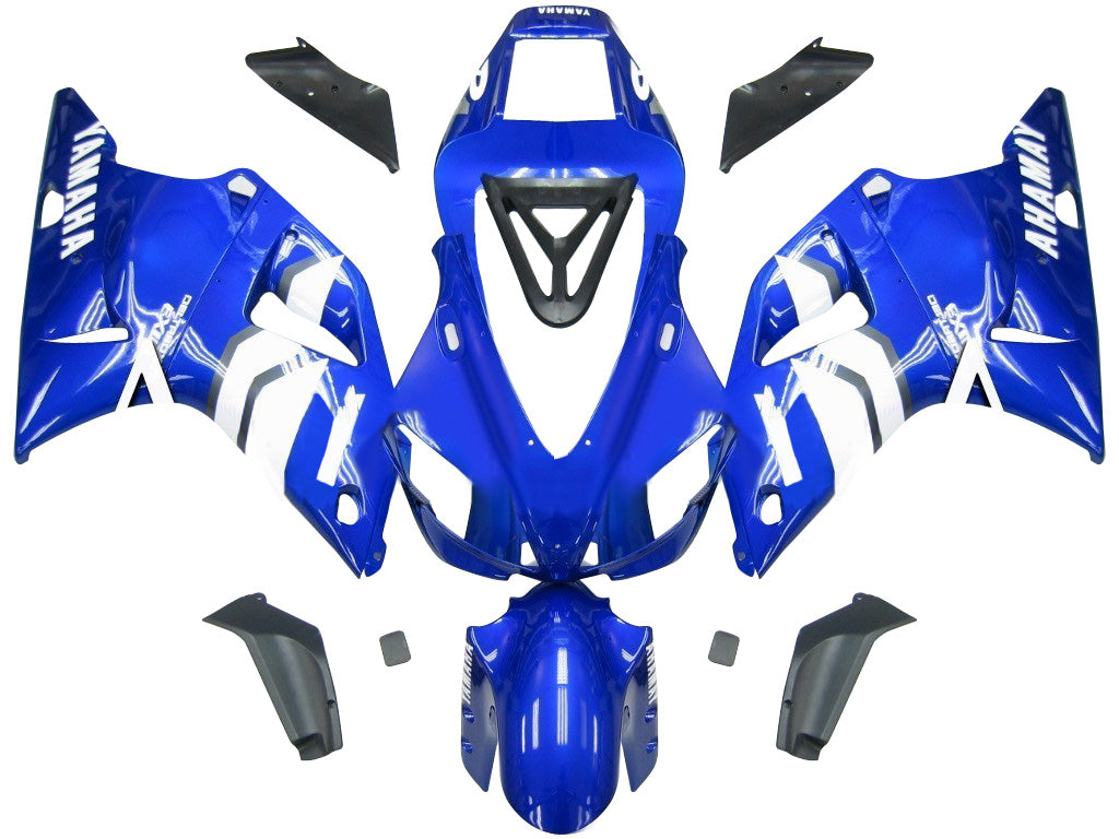 1998-1999 Yamaha YZF-R1 Carénages de course bleus génériques