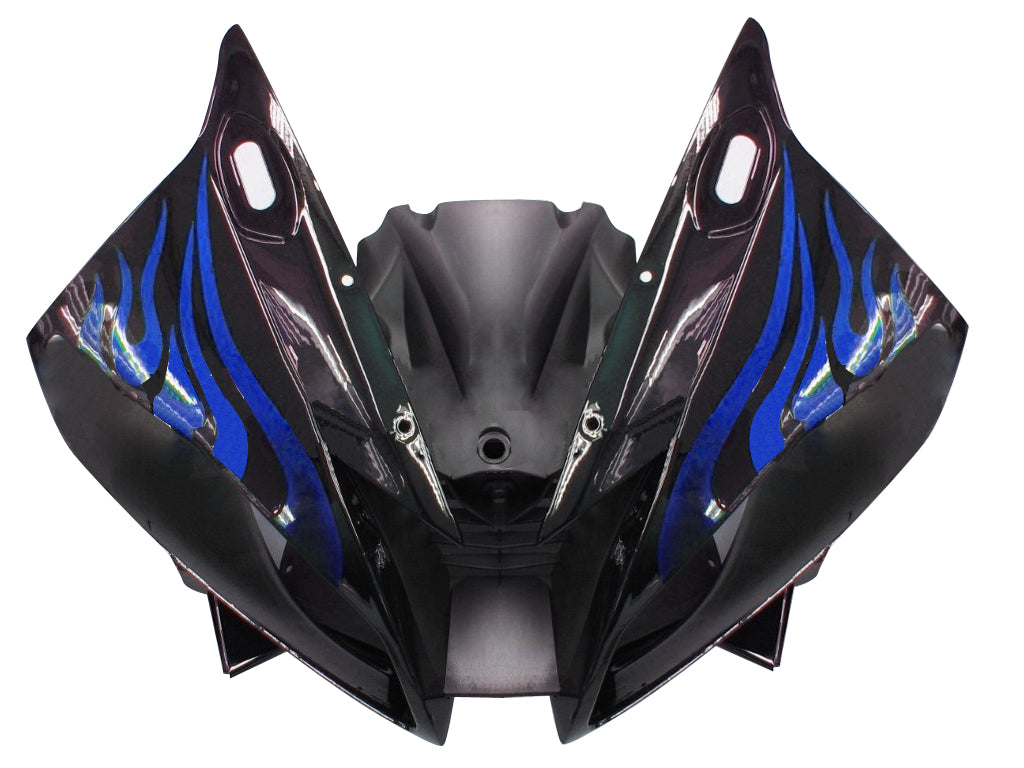 2006-2007 Yamaha YZF-R6 Fairings Black & Blue Flame R6 Racing Generic