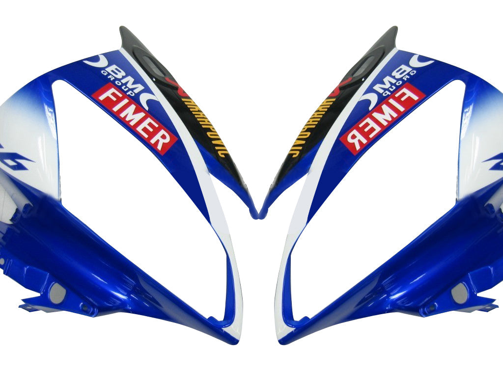 2006-2007 Yamaha YZF-R6 stroomlijnkappen Blauw Zwart Sterilgard R6 Racing Generiek