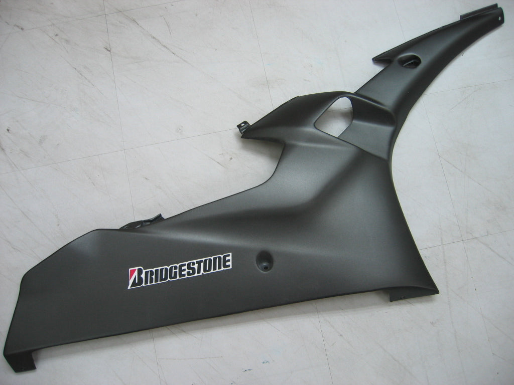 2006-2007 Yamaha YZF-R6 Black Matte Bridgestone R6 Racing Amotopart Fairings Customs Fairing