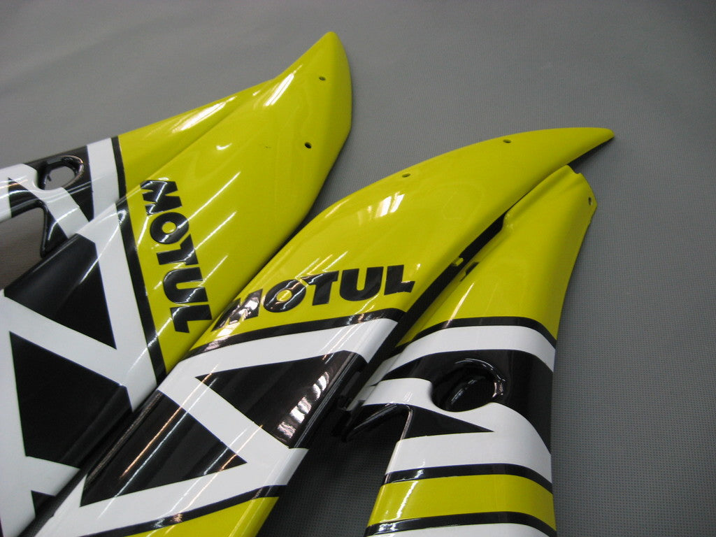 2006-2007 Yamaha YZF-R6 Carénages Jaune Blanc Noir R6 Racing Generic