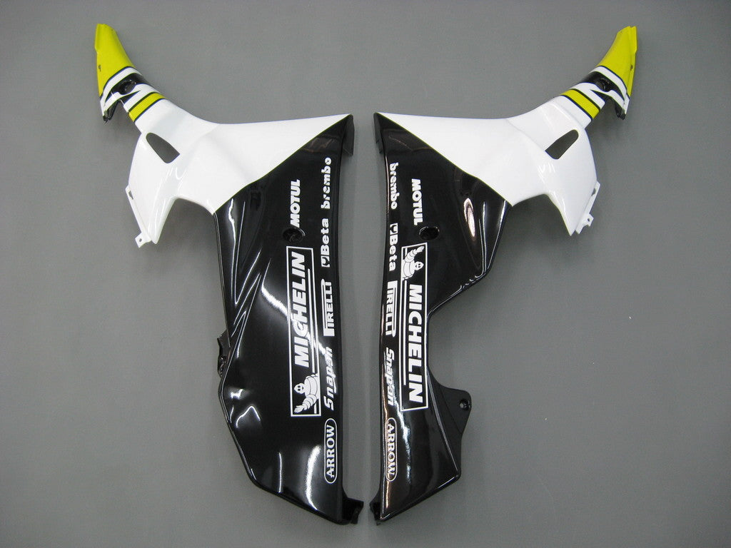 2006-2007 Yamaha YZF-R6 Fairings Yellow White Black R6 Racing Generic