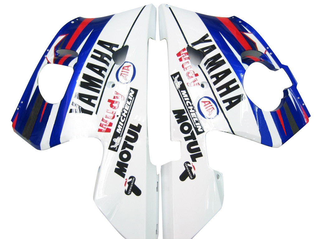 1998-2002 Yamaha YZF-R6 Blue White Star FIAT Racing Fairings Generic