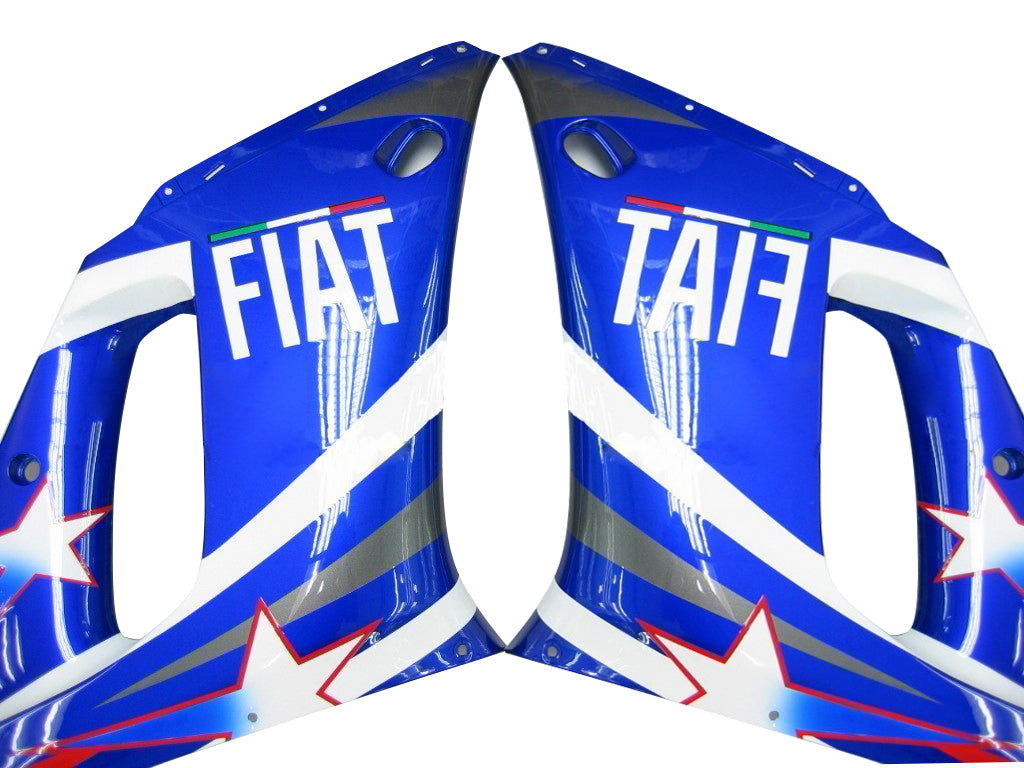 1998-2002 Yamaha YZF-R6 Bleu Blanc Étoile FIAT Racing Carénages Générique