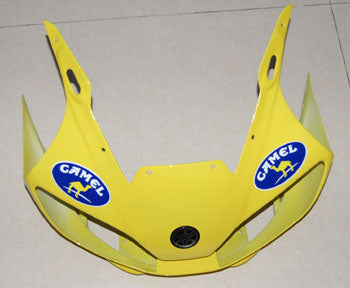 1998-2002 Yamaha YZF-R6 Jaune Bleu Camel Racing Carénages Générique