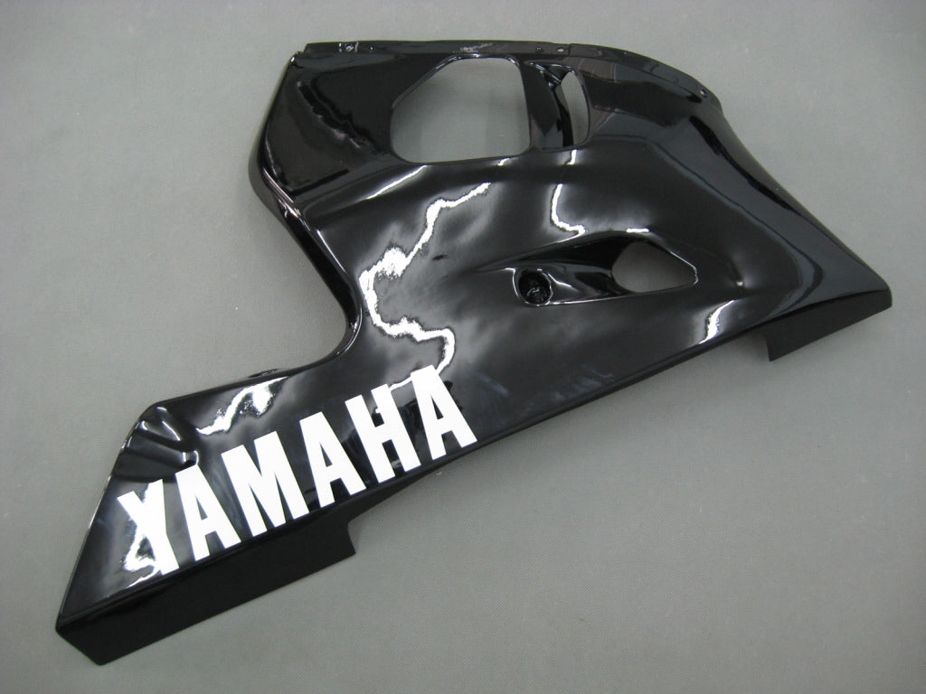 1998-2002 Yamaha YZF-R6 Carénages de course noirs contrastés génériques