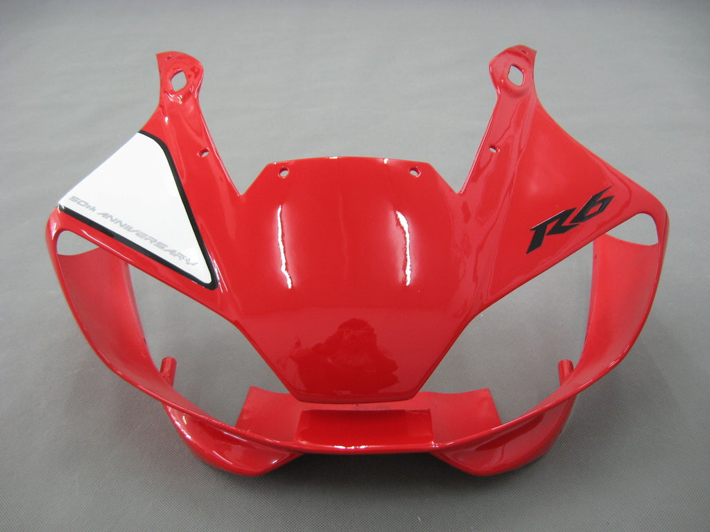 1998-2002 Yamaha YZF-R6 Red White Black Racing Fairings Generic