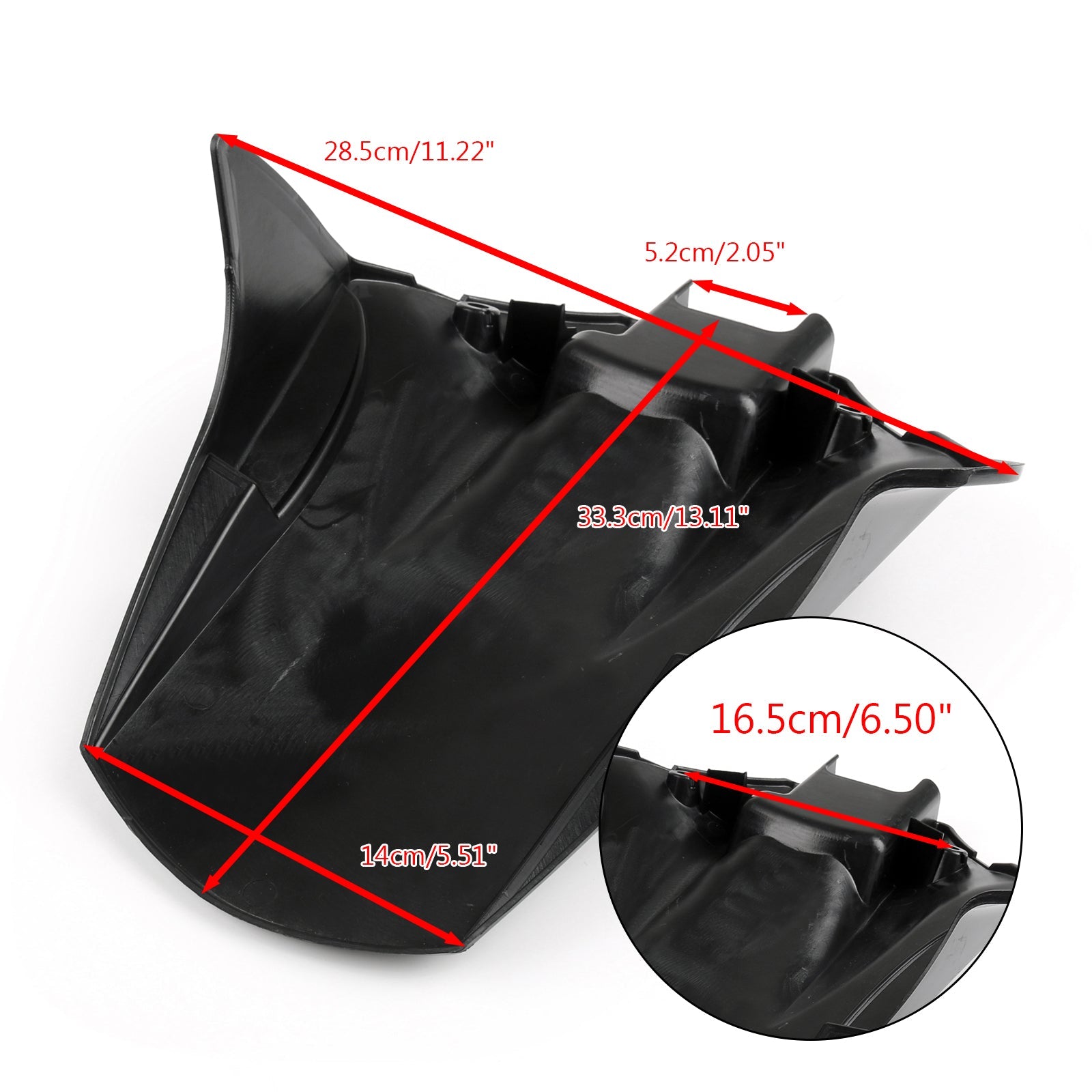 ABS Rear Hugger Fender Mudguard For Honda CBR1000RR 1000 2008-2011 Generic