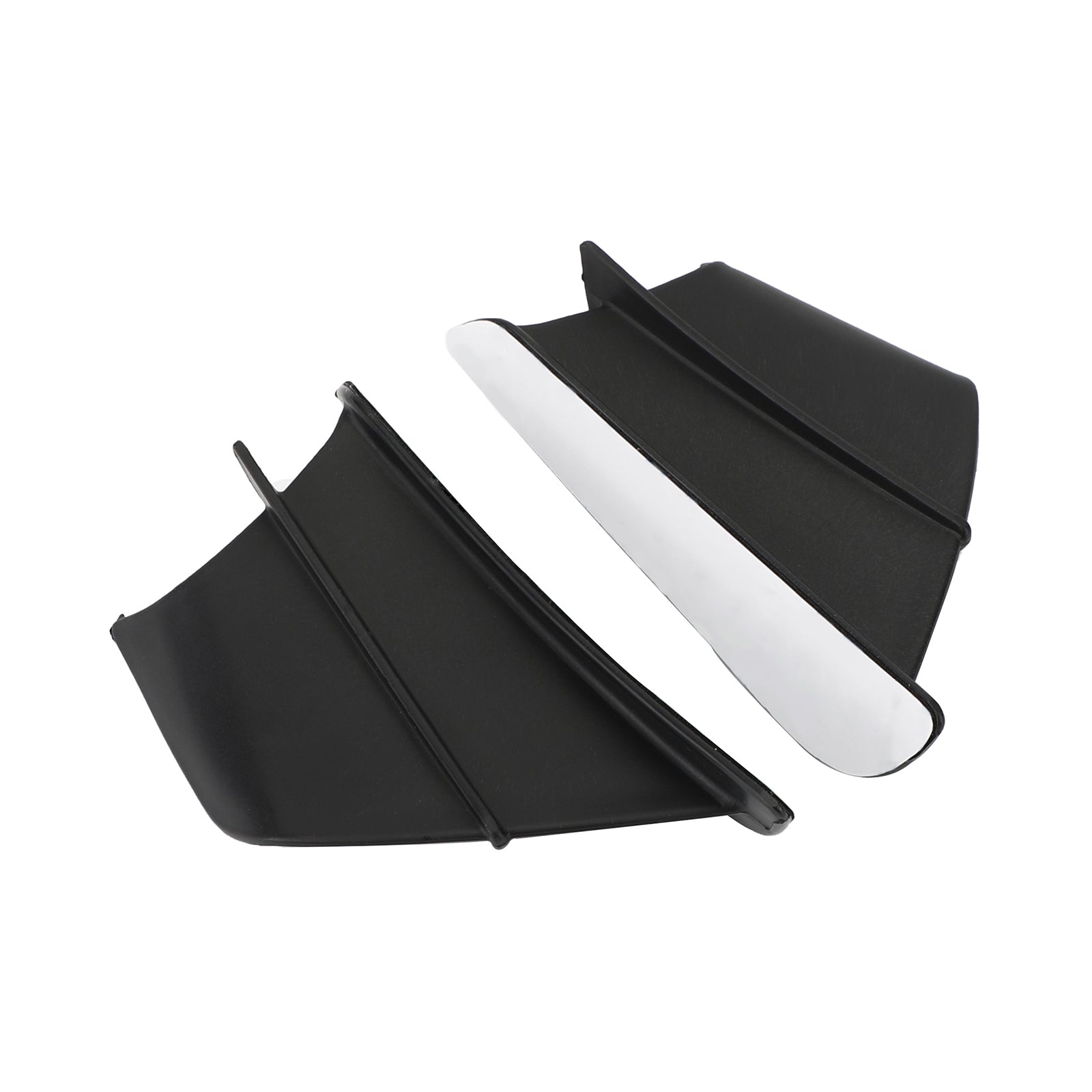 Black Side Winglet Wind Fin Spoiler Trim Cover For Honda Cbr650R Cbr500R Cb1000R Generic