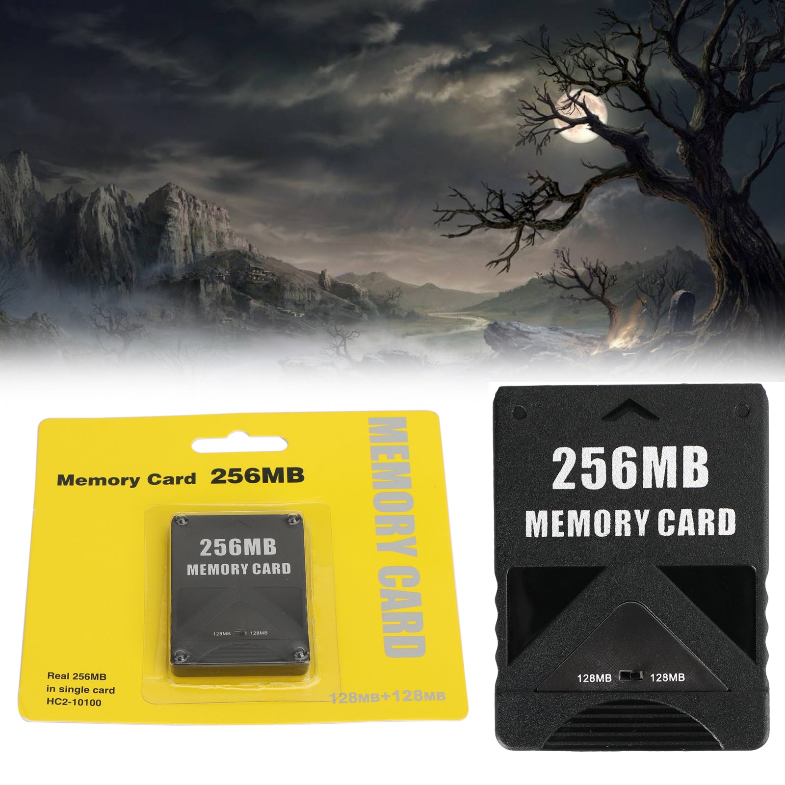 Memory Card for Sony 256MB Megabyte PS2 PlayStation 2 Slim Game Data Console