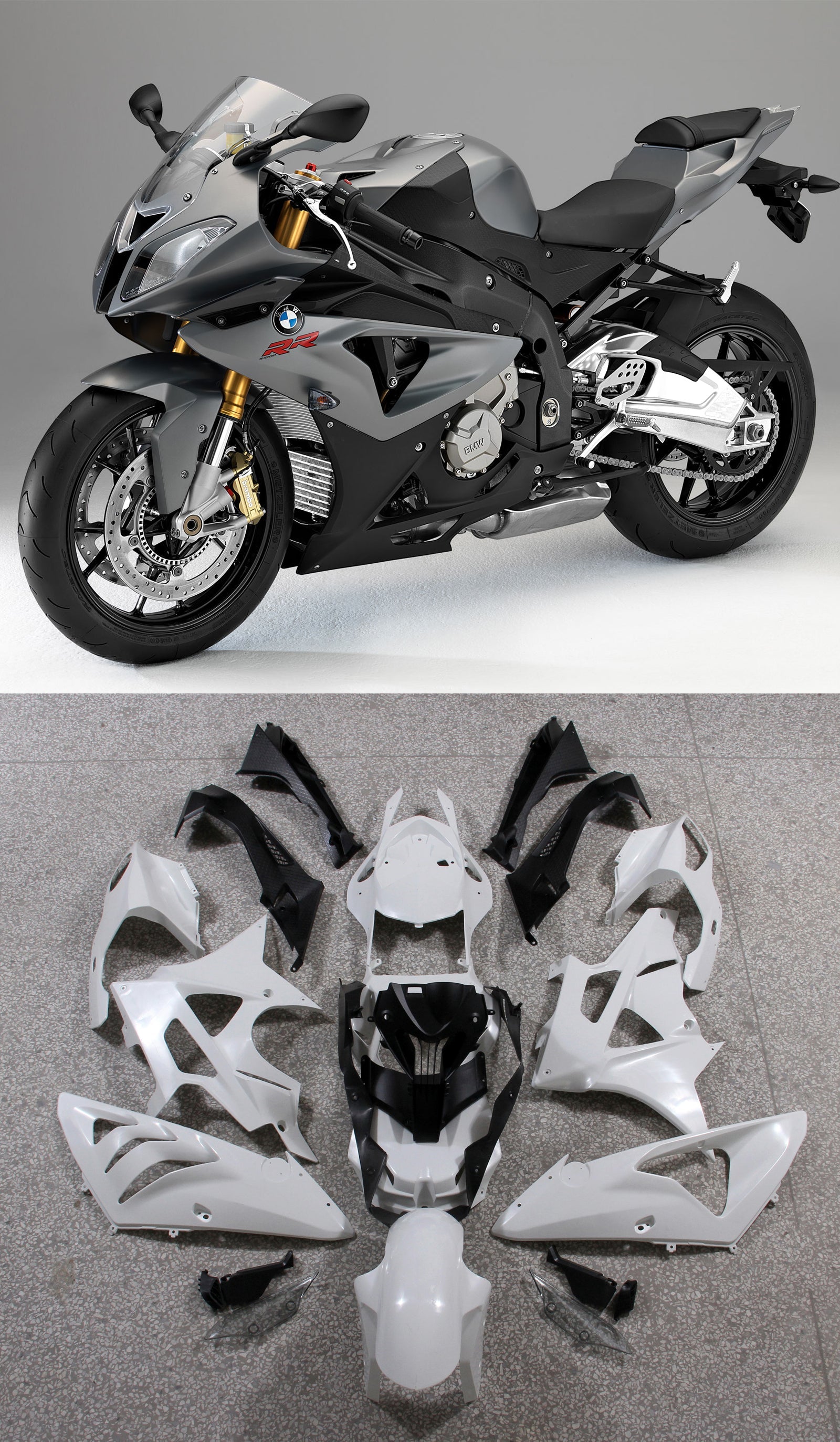 2009-2014 BMW S1000RR Karosseribekledning ABS sprøytestøping 11# Generisk