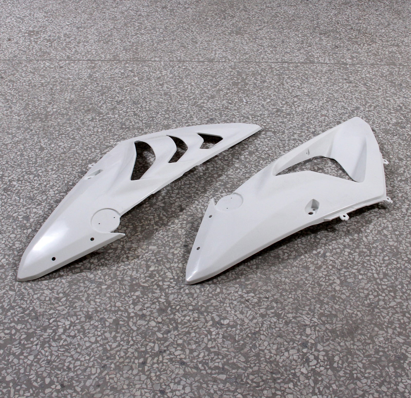 2009-2014 BMW S1000RR Sølv Metallic Karosseri Fairing ABS Sprøytestøping 2# Generisk