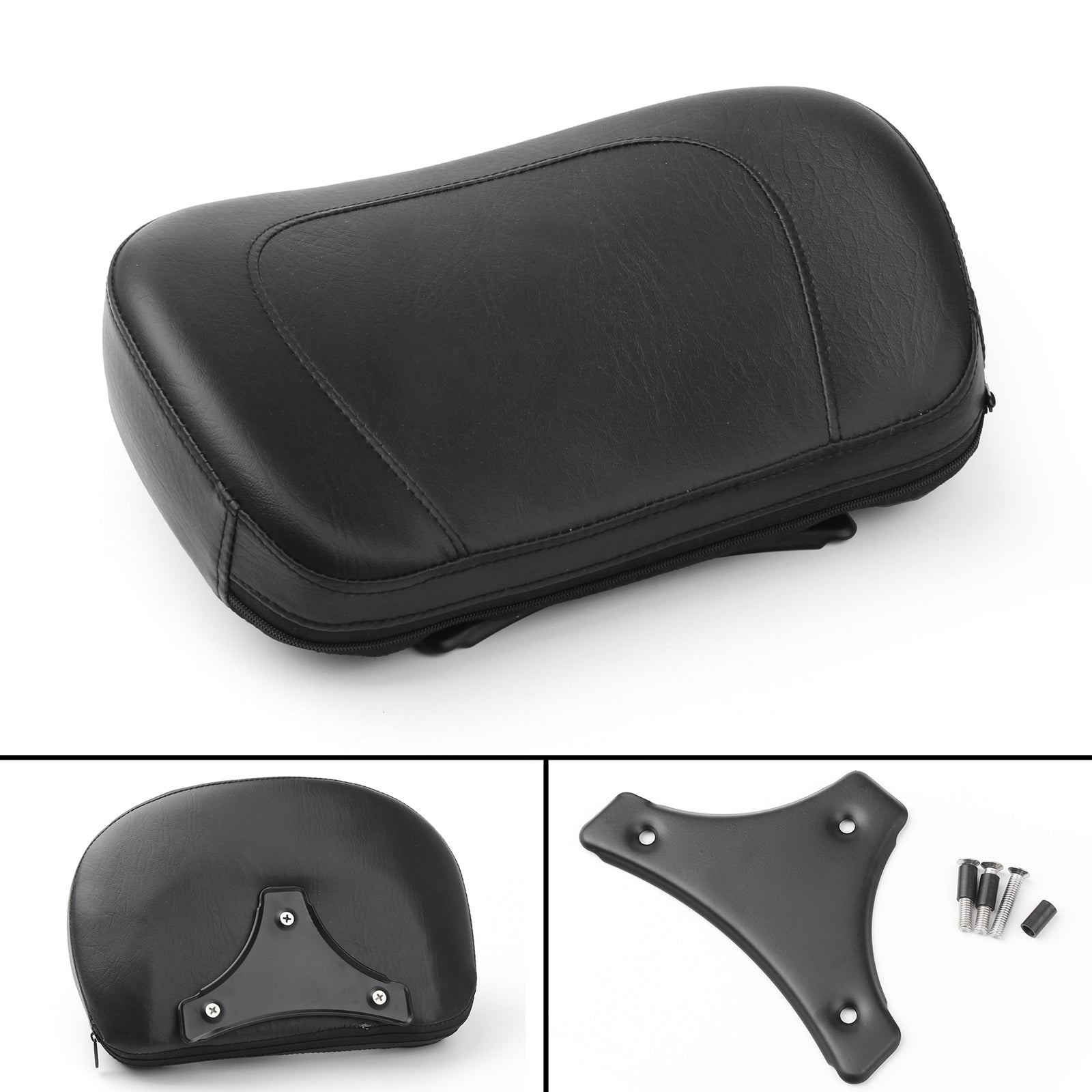 Sissy Bar Backrest Pad For Harley Electra Glide Road King Road Gilde 09-14 Generic