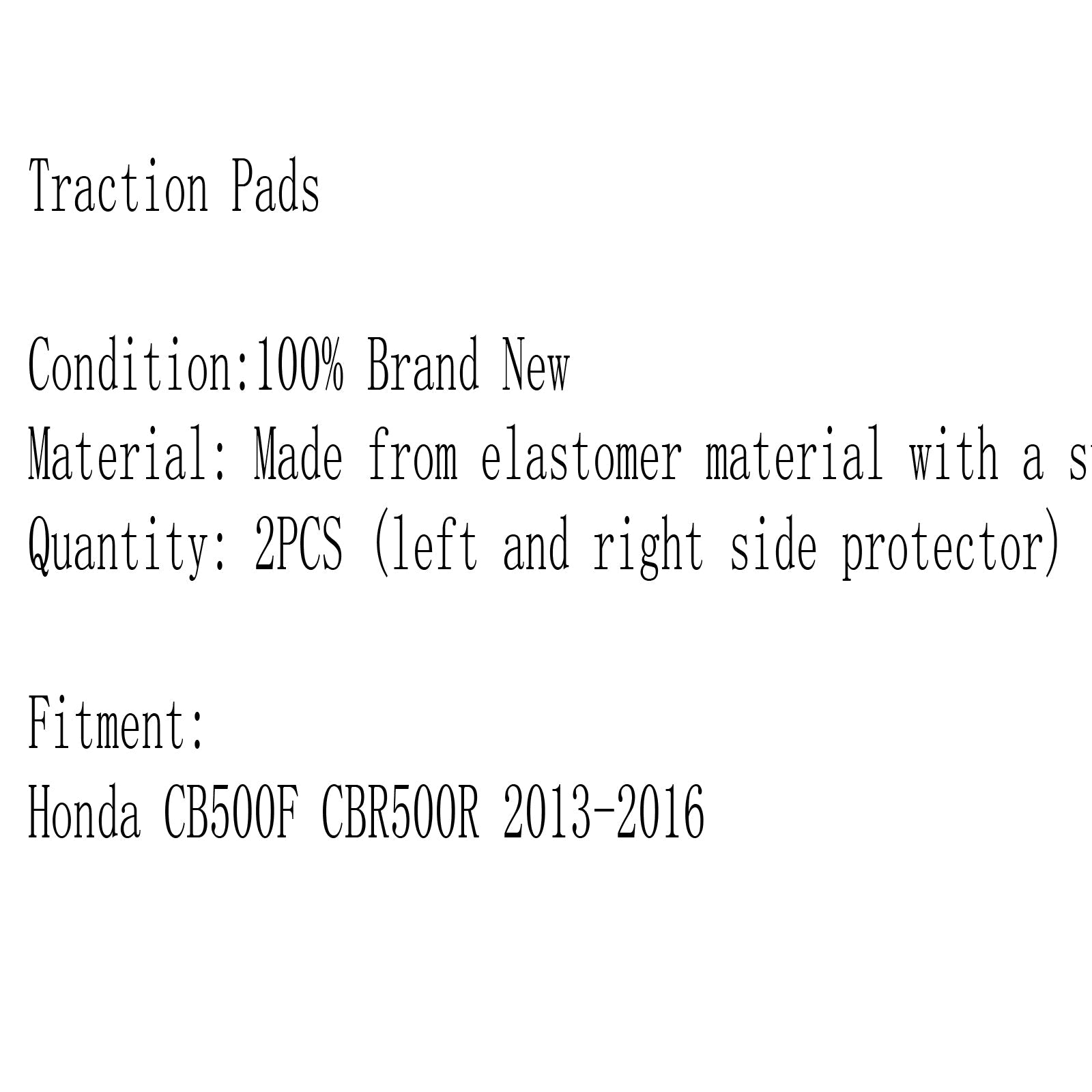 Tank Traction Pad Side Gas Kniebeschermer 3M Voor Honda CB500F CBR500R 2013-2016 Generiek