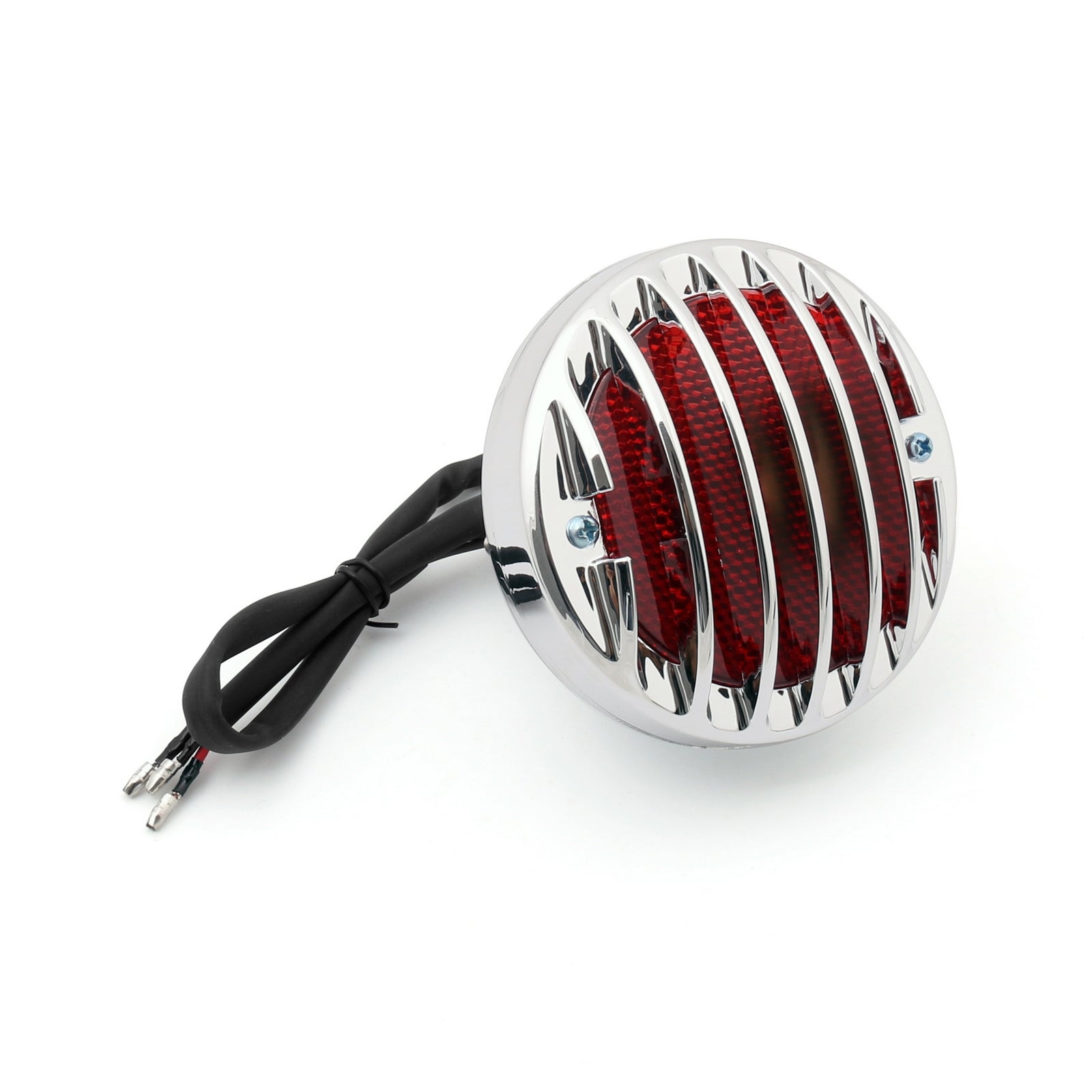 Round Motorcycle Tail Brake Light For Harley Bobber Chopper Rat Custom Generic