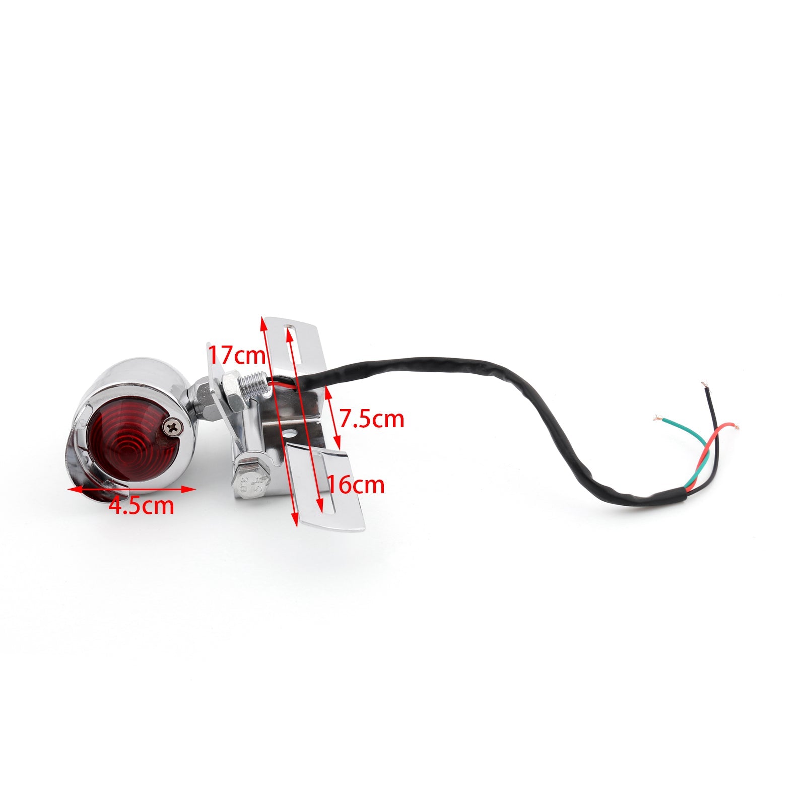 Motorcycle Brake Stop Rear Tail Light Taillight Indicator Signal Lamp, 2 Color Generic