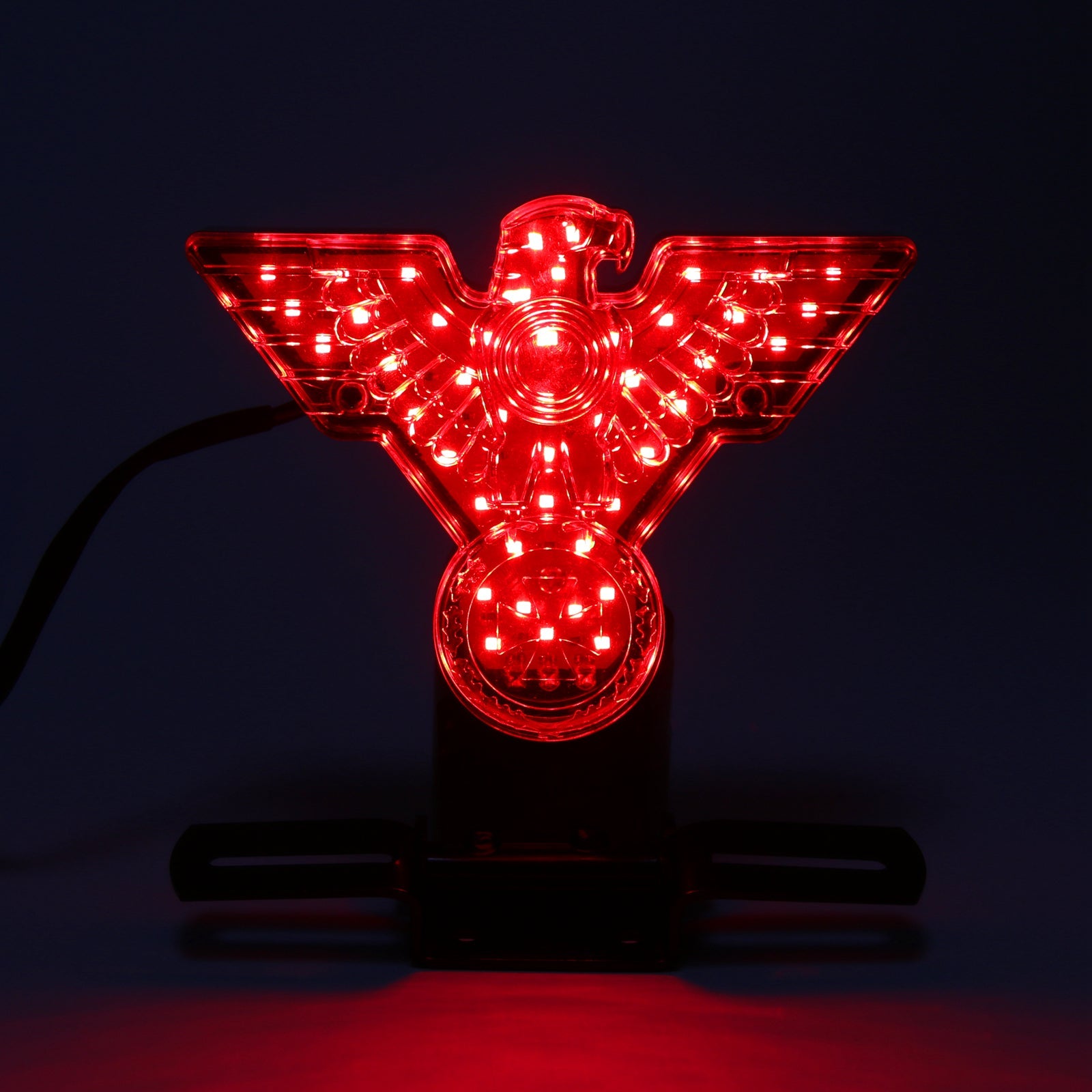 Motorcycle Eagle Led-achterlichtlamp met plaat voor Harley Chopper Bobbe, 2 kleuren Generiek