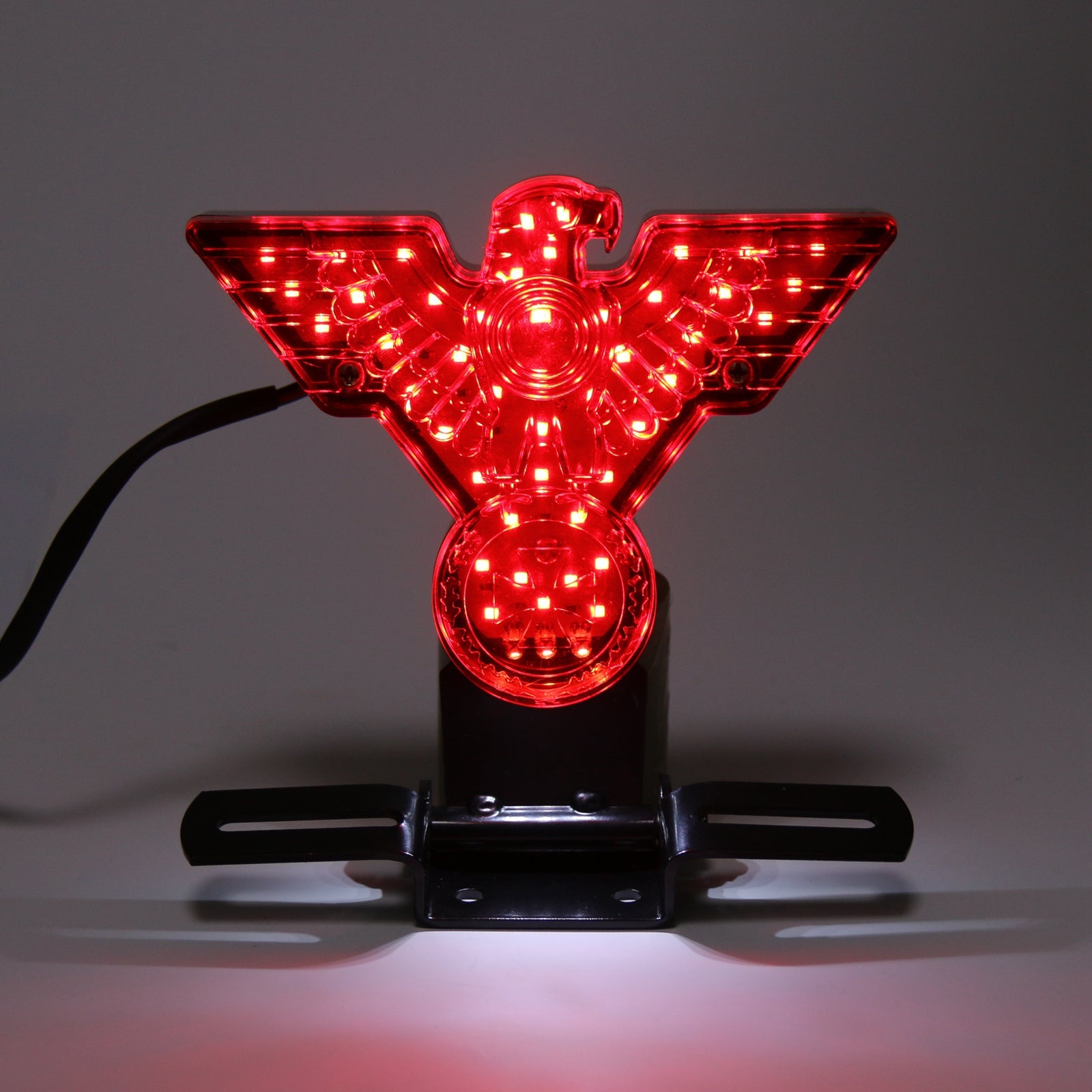 Motorcycle Eagle Led-achterlichtlamp met plaat voor Harley Chopper Bobbe, 2 kleuren Generiek