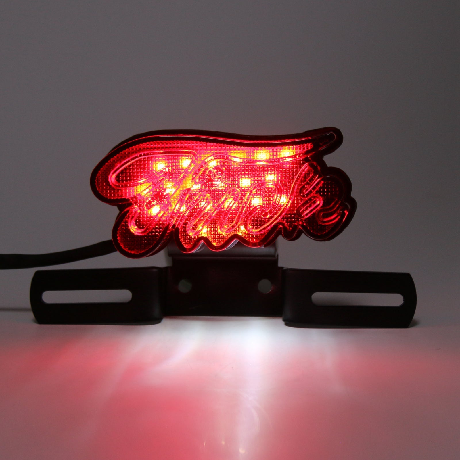 LED-remachterlicht Running Lamp Plastic behuizing voor Harley Chopper Generic