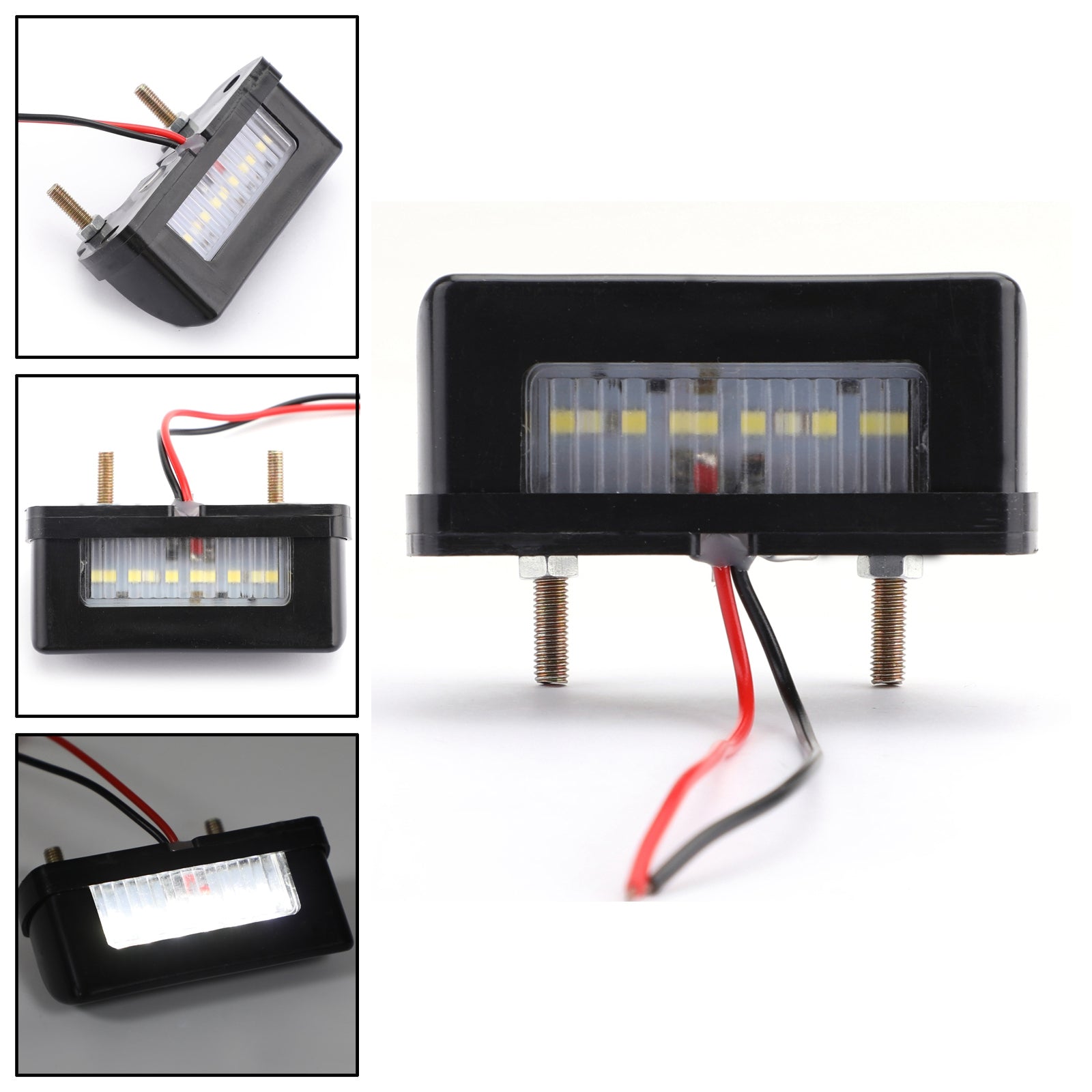 Motorfiets LED-achterlichten Kentekenplaatrem Kentekenverlichting Mini-achterlicht Generiek