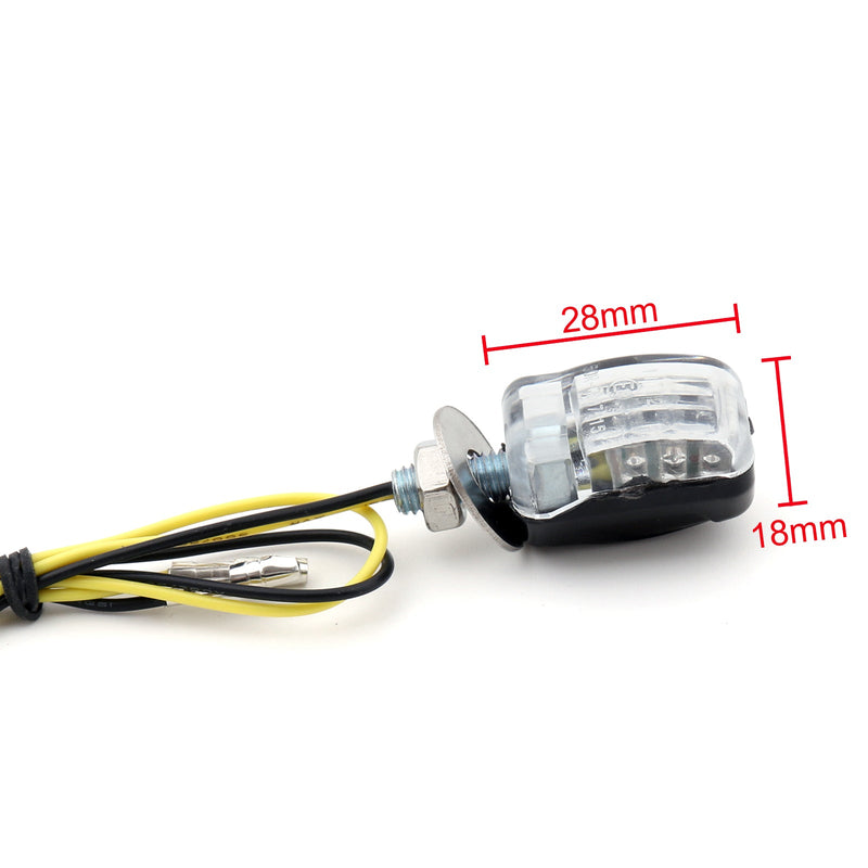 LED Micro Mini Tiny Small Indicators Turn Signals Motorcycle MotorBike Generic