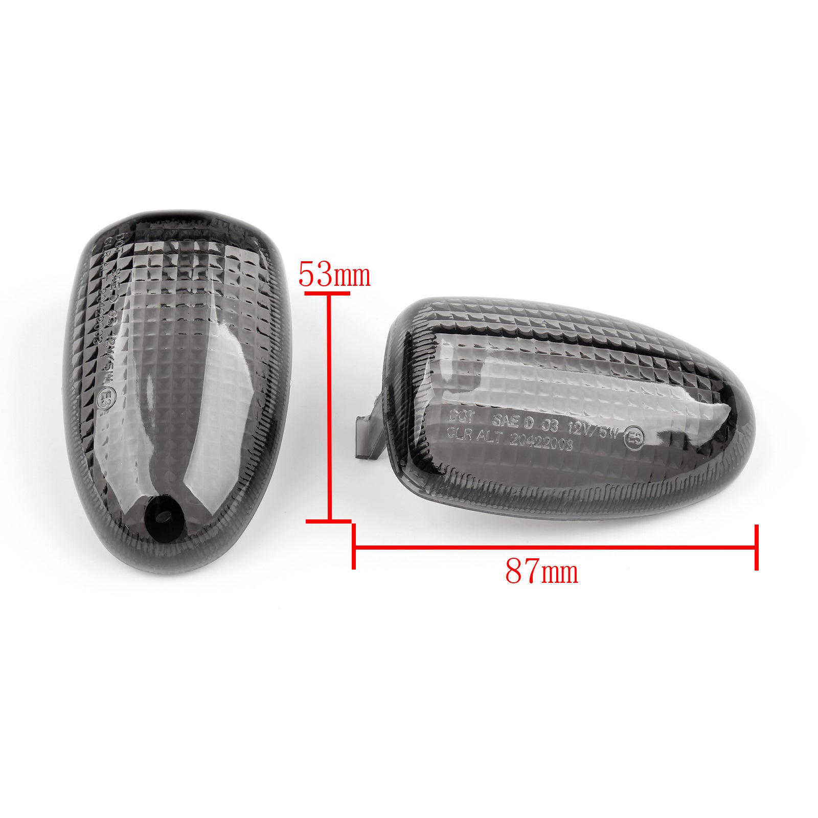 Lentilles de clignotants avant, pour BMW K1200RS (97-04) R1150R R1150GS R1200C générique