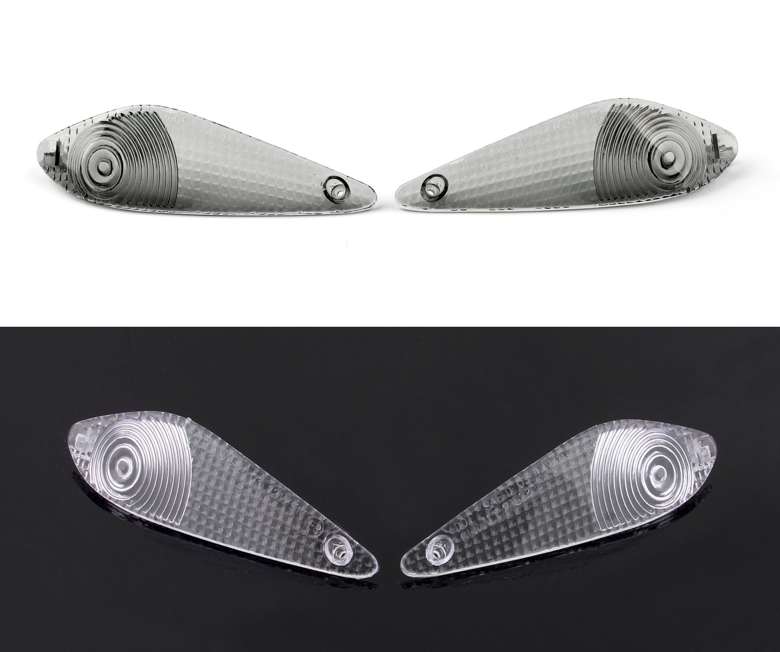 Lentille de clignotants avant Kawasaki ZZR600 ZX600E (94-2004) générique