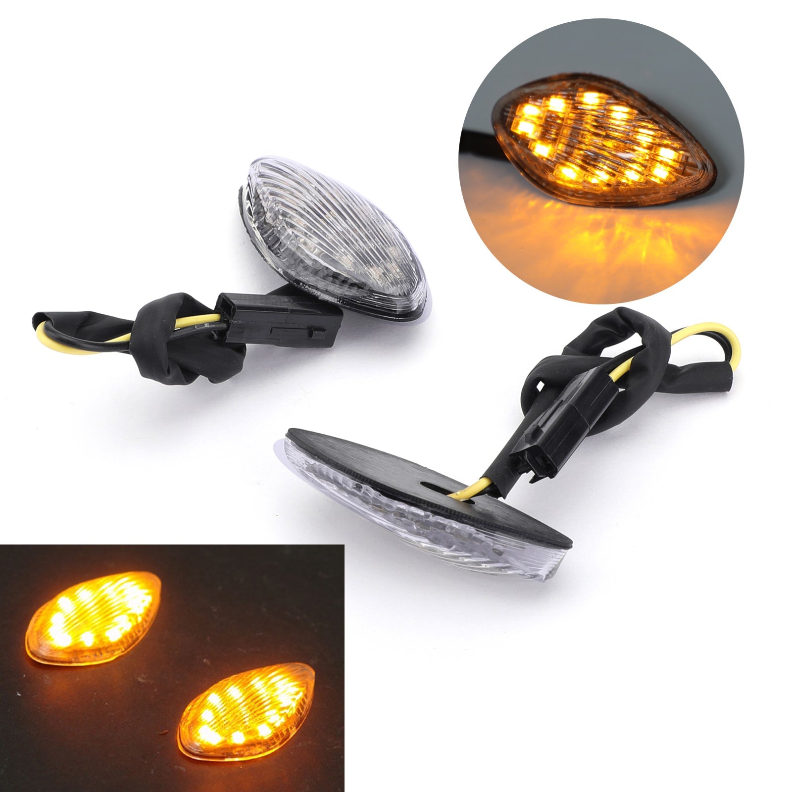 Turn Signals For Honda CBR 600 F3/F4/F4i CBR 600 1000 RR CB 919, 2 Color Generic