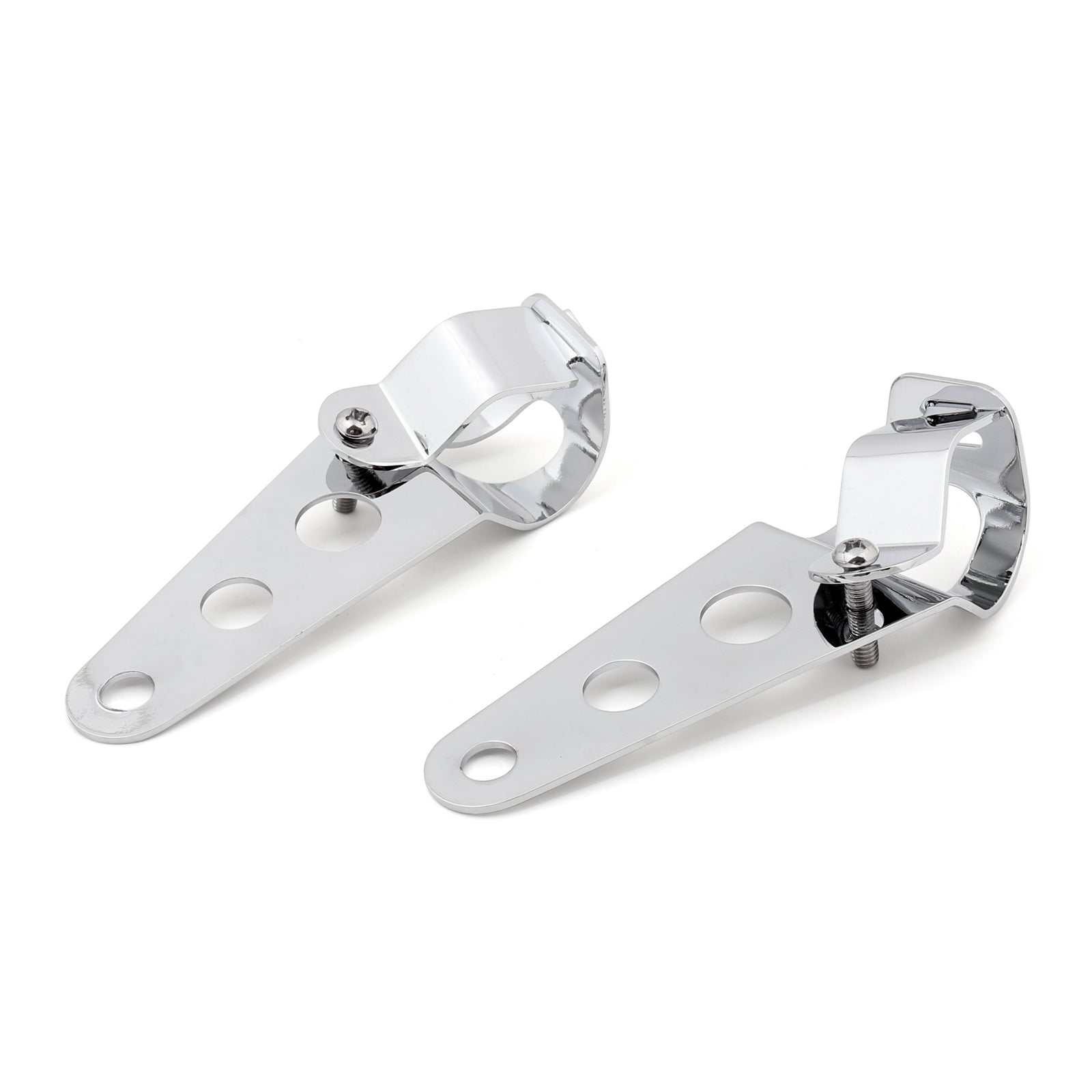 28-34mm Headlight Mount Brackets Forks Ears Moto For Custom Bobber Cafe Racer