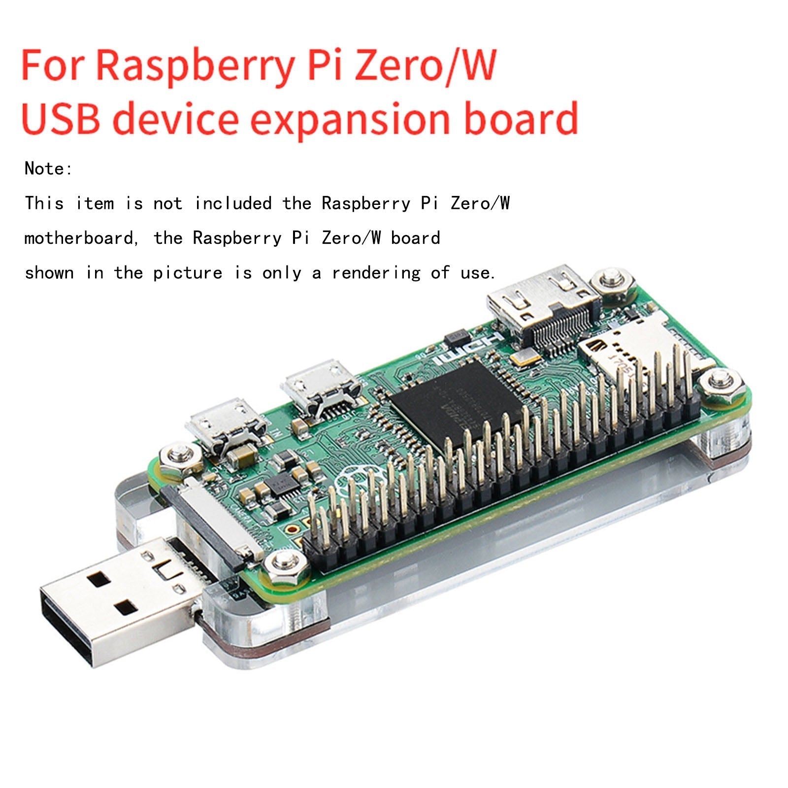 Uitbreidingskaart USB Dongle Module Connector voor Raspberry Pi Zero / W / WHE