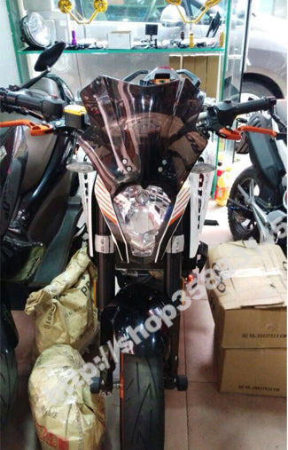 Windshield Windscreen For KTM 125 2 39 DUKE Wind screen Chrome