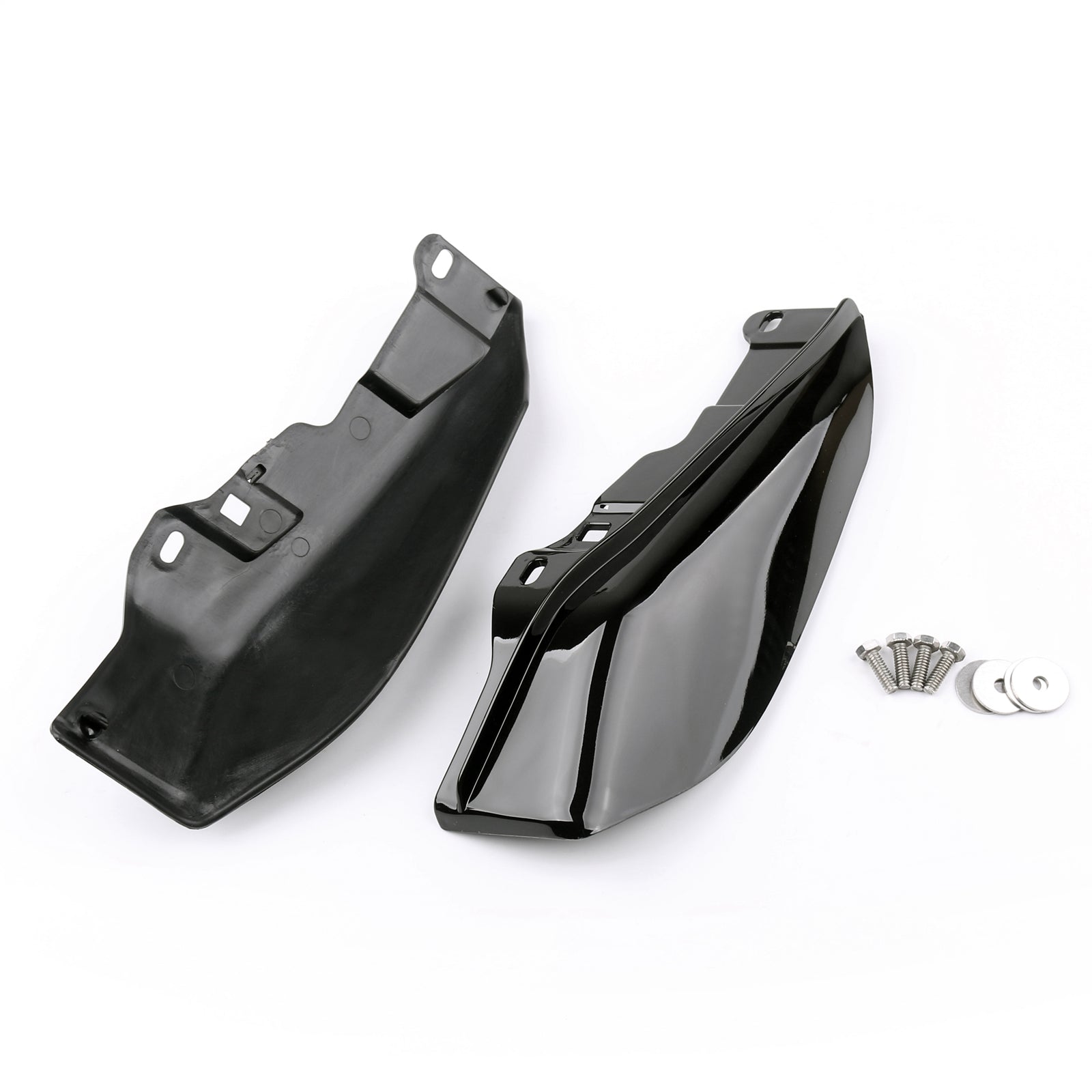 Bouclier d'accents de garniture de déflecteur de chaleur d'air au milieu du cadre pour Harley Touring Street Glide, 2 couleurs génériques