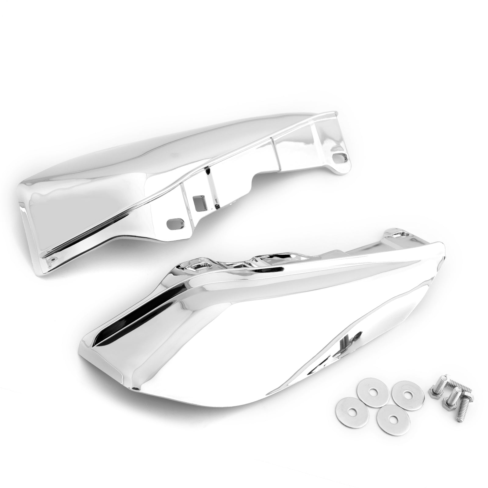 Bouclier d'accents de garniture de déflecteur de chaleur d'air au milieu du cadre pour Harley Touring Street Glide, 2 couleurs génériques