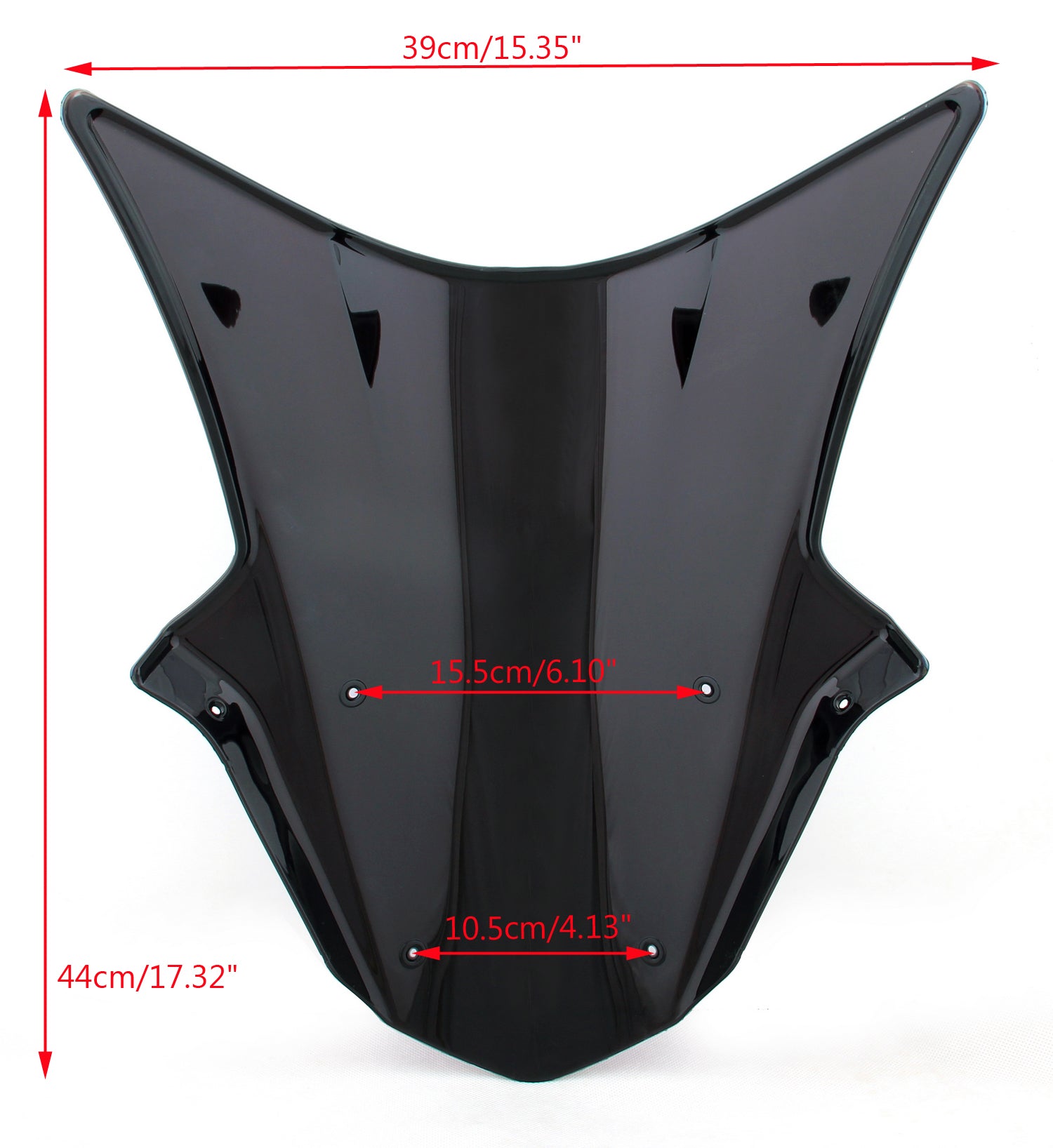 Voorruit Double Bubble voor Kawasaki ZX10R ZX 10R (2011-2015) 6 kleuren generiek