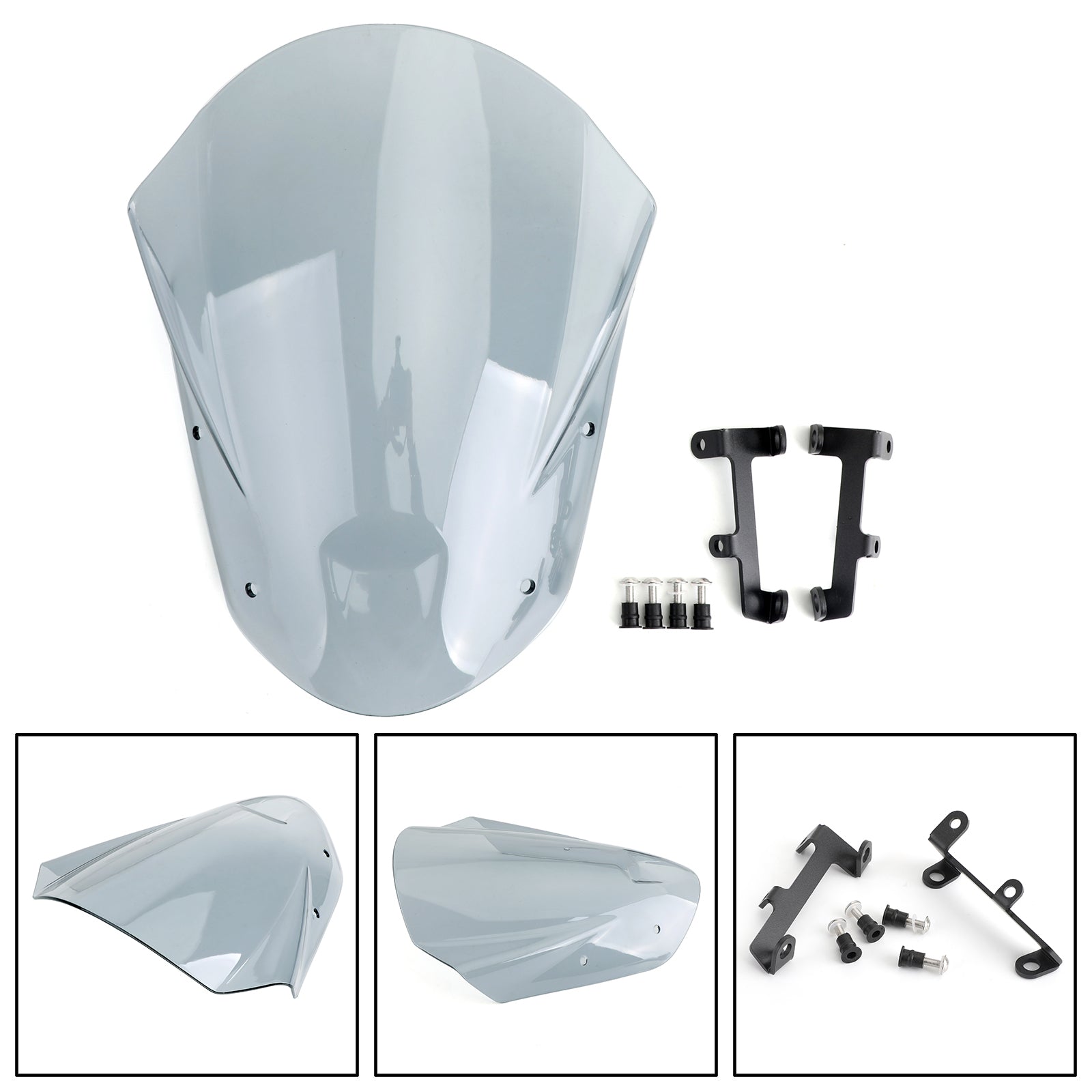 Pare-brise + support de boulons pour Yamaha MT-09 FZ-09 (2013-2016), 2 couleurs génériques