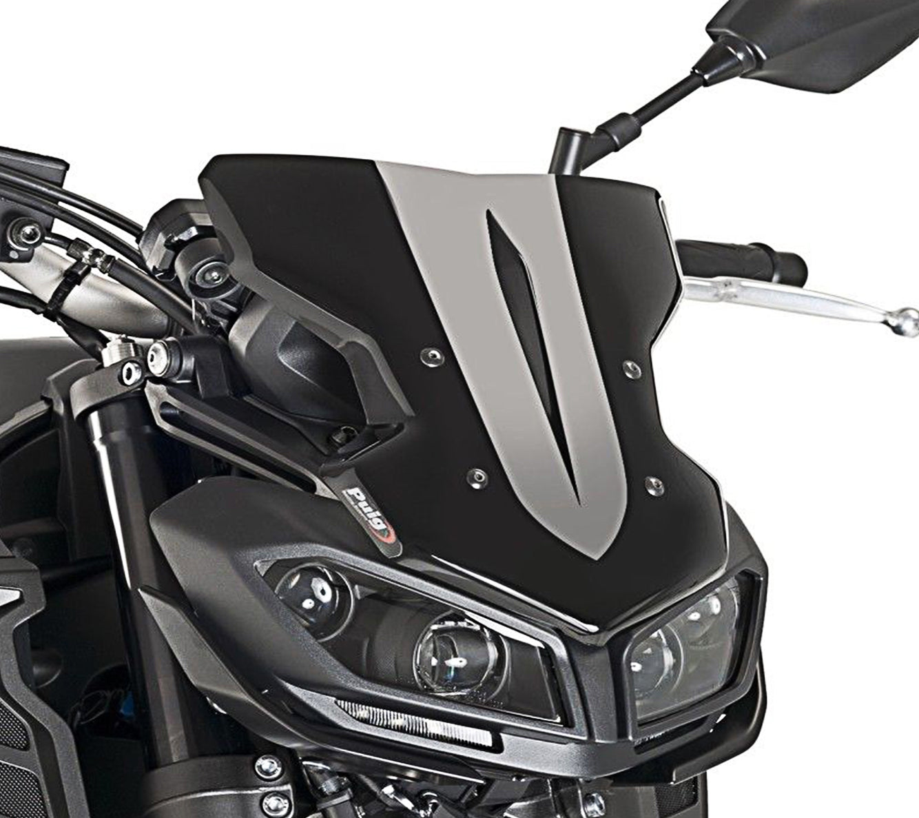 ABS motorfiets voorruit voorruit met beugel voor Yamaha MT-09 (2017) 2 kleuren generiek