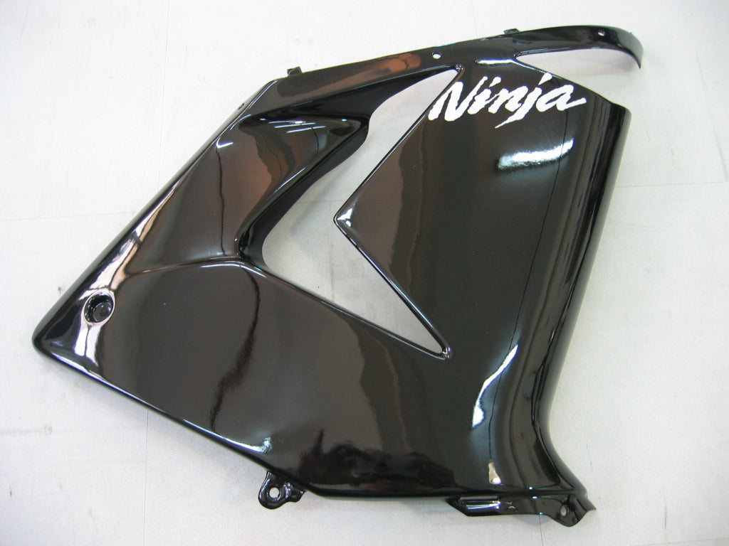 2004-2005 Kawasaki ZX 10R All Black Racing Fairings Generic