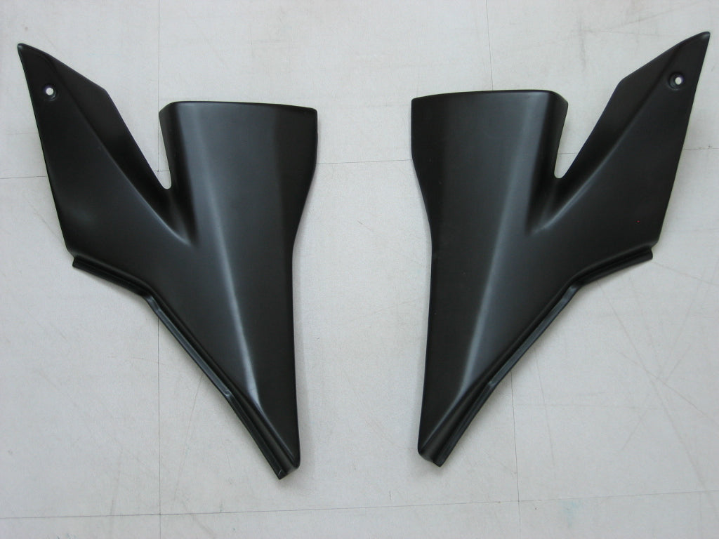 2004-2005 Kawasaki ZX 10R zwart wit West Racing stroomlijnkappen algemeen