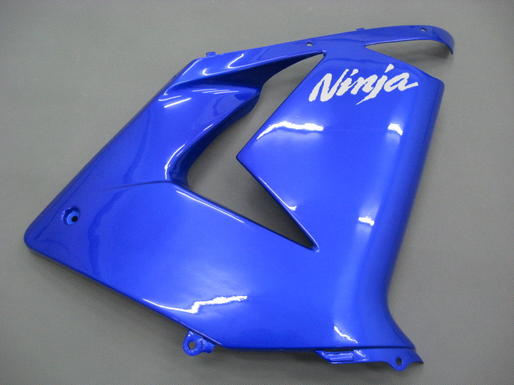 2004-2005 Kawasaki ZX 10R Blue Black Racing Fairings Generic