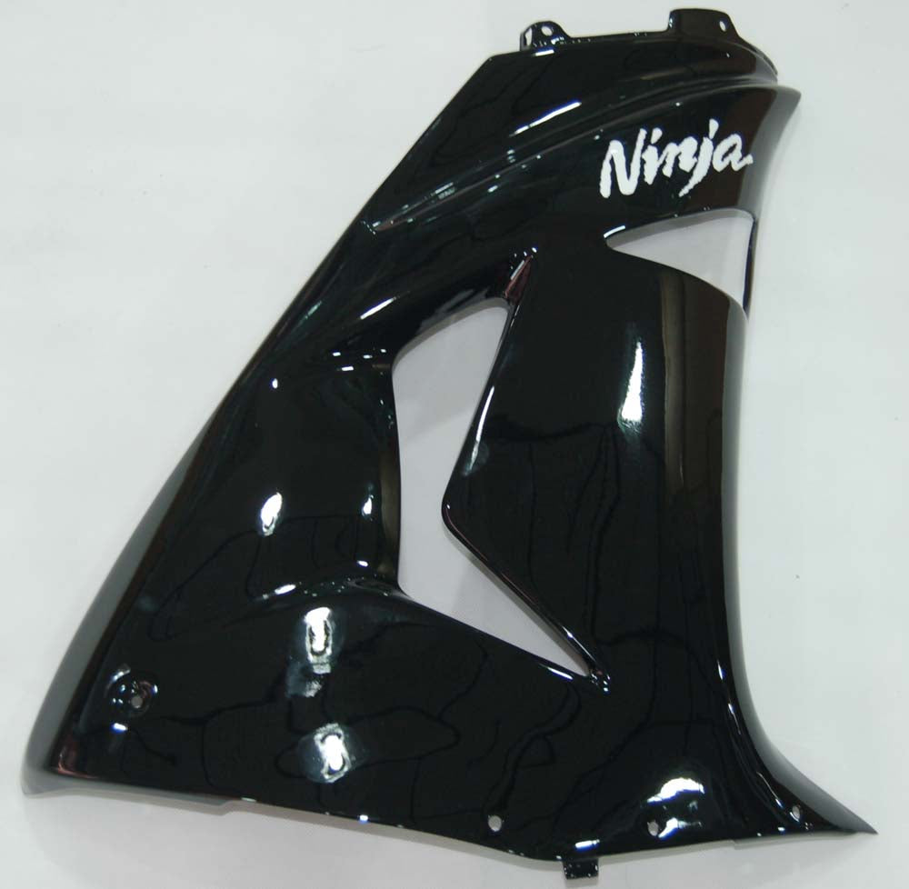 2006-2007 Kawasaki ZX 10R Black Racing Fairings Generic