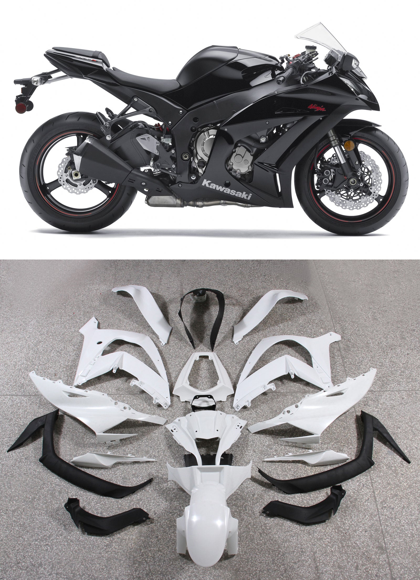 2011-2015 Kawasaki ZX10R Fairing Kit