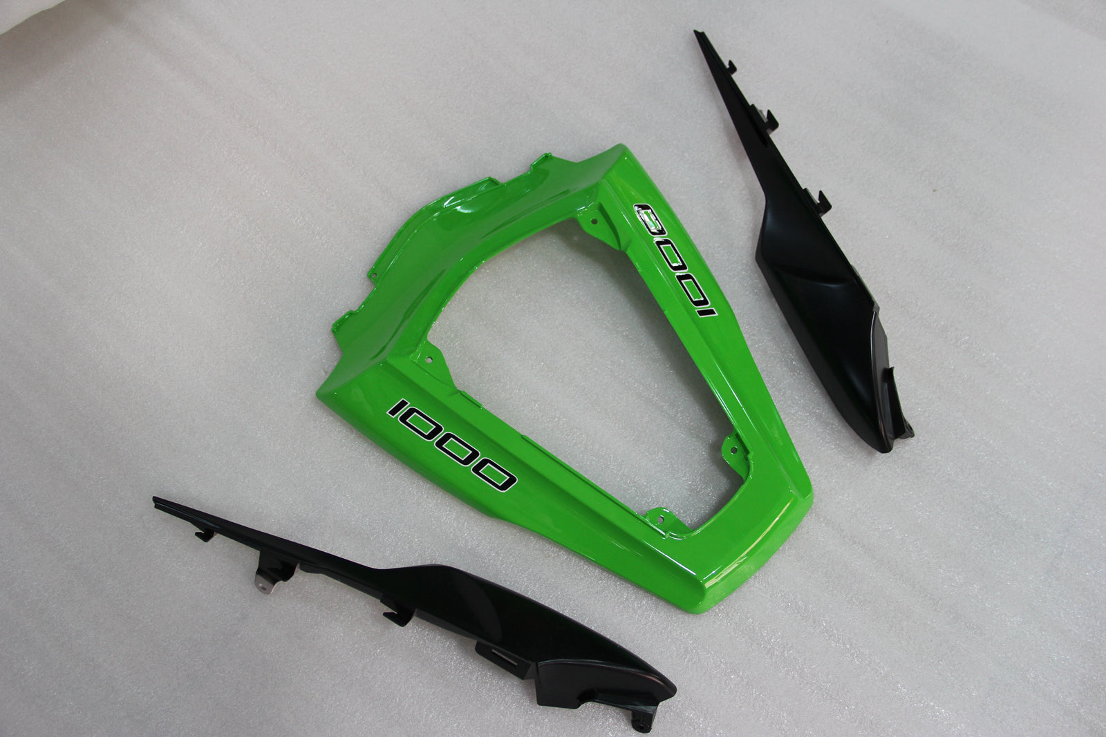 2011-2015 Ninja ZX10R Groen Zwart Carrosseriekuip ABS Spuitgegoten kunststoffen Set 8 # Generiek