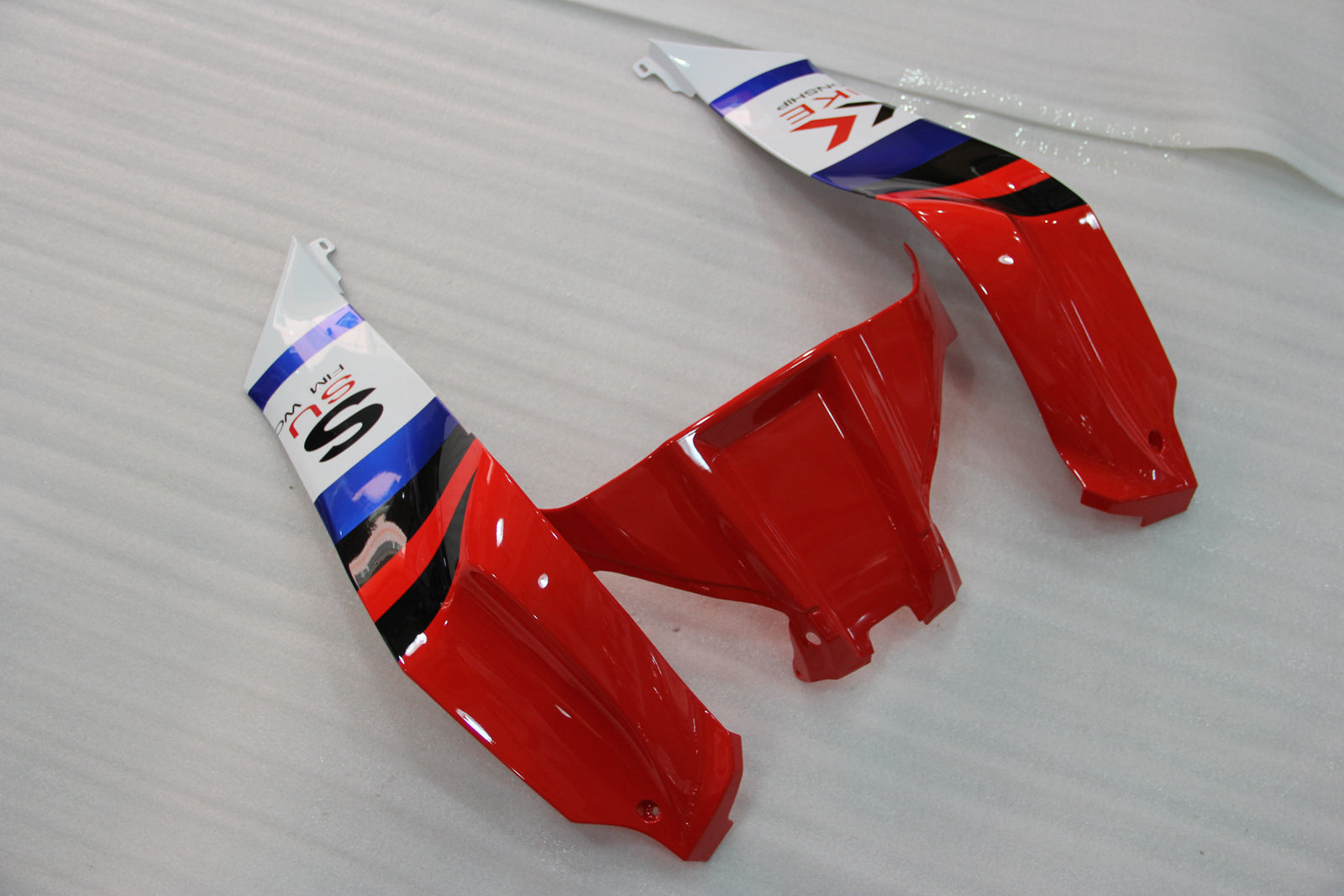 Kit de carénage bleu et rouge Kawasaki ZX10R 2011-2015