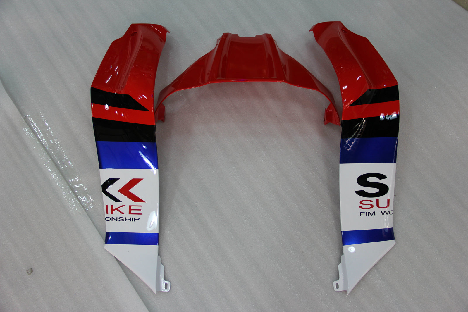 Kit de carénage bleu et rouge Kawasaki ZX10R 2011-2015