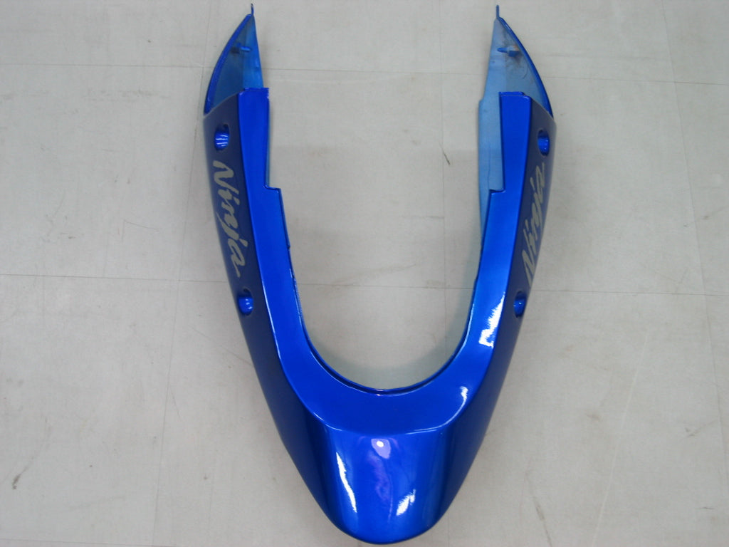 2000-2001 Ninja ZX12R Blue & Black Bodywork Fairing ABS Injection Molded Plastics Set 2# Generic